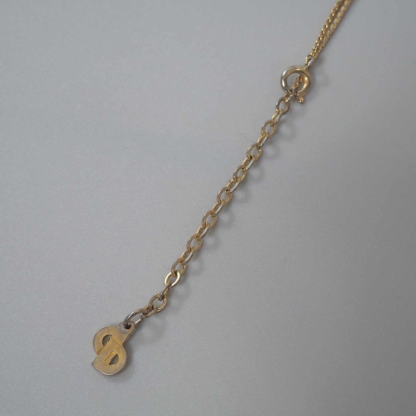 クリスチャンディオール Christian Dior CDモチーフ ネックレス ゴールド レディース 正規品 6-EC022