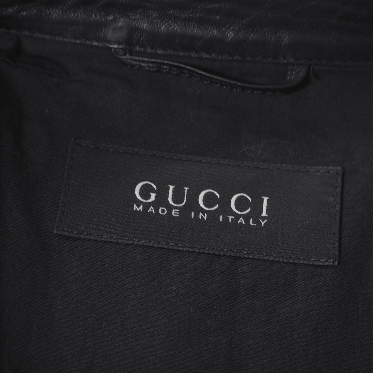 美品 グッチ GUCCI トムフォード期 ナッパレザー ライダース ジャケット 46 ブラック メンズ 正規品 6-HT001