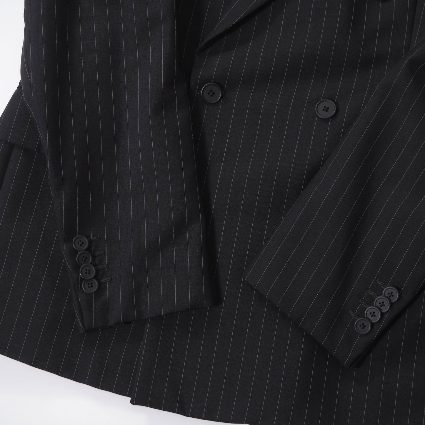 ボッテガヴェネタ BOTTEGA VENETA ダブルブレスト スーツ ジャケット パンツ 48 ブラック メンズ 正規品 6-HT003