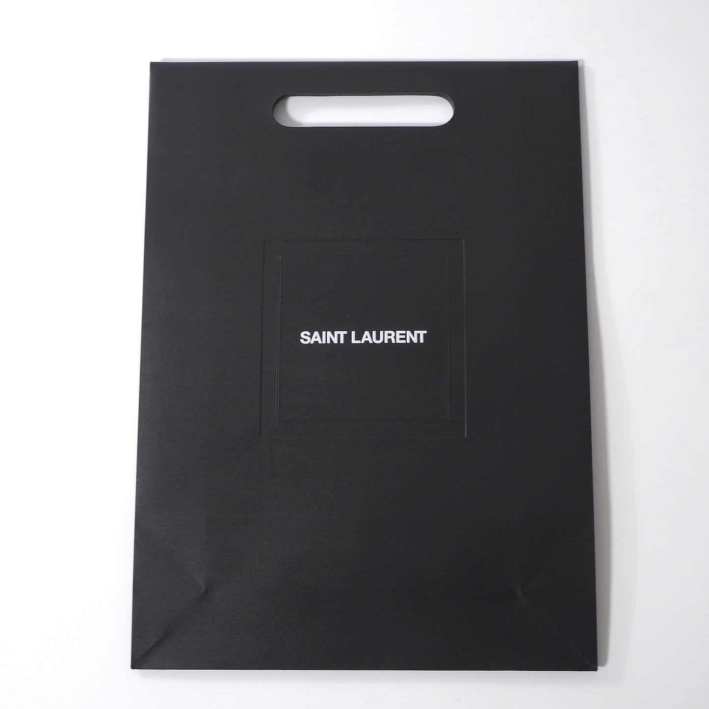 未使用 サンローランパリ SAINT LAURENT PARIS ピュアシルク 半袖 シャツ 39 ブラック メンズ 正規品 6-HT007