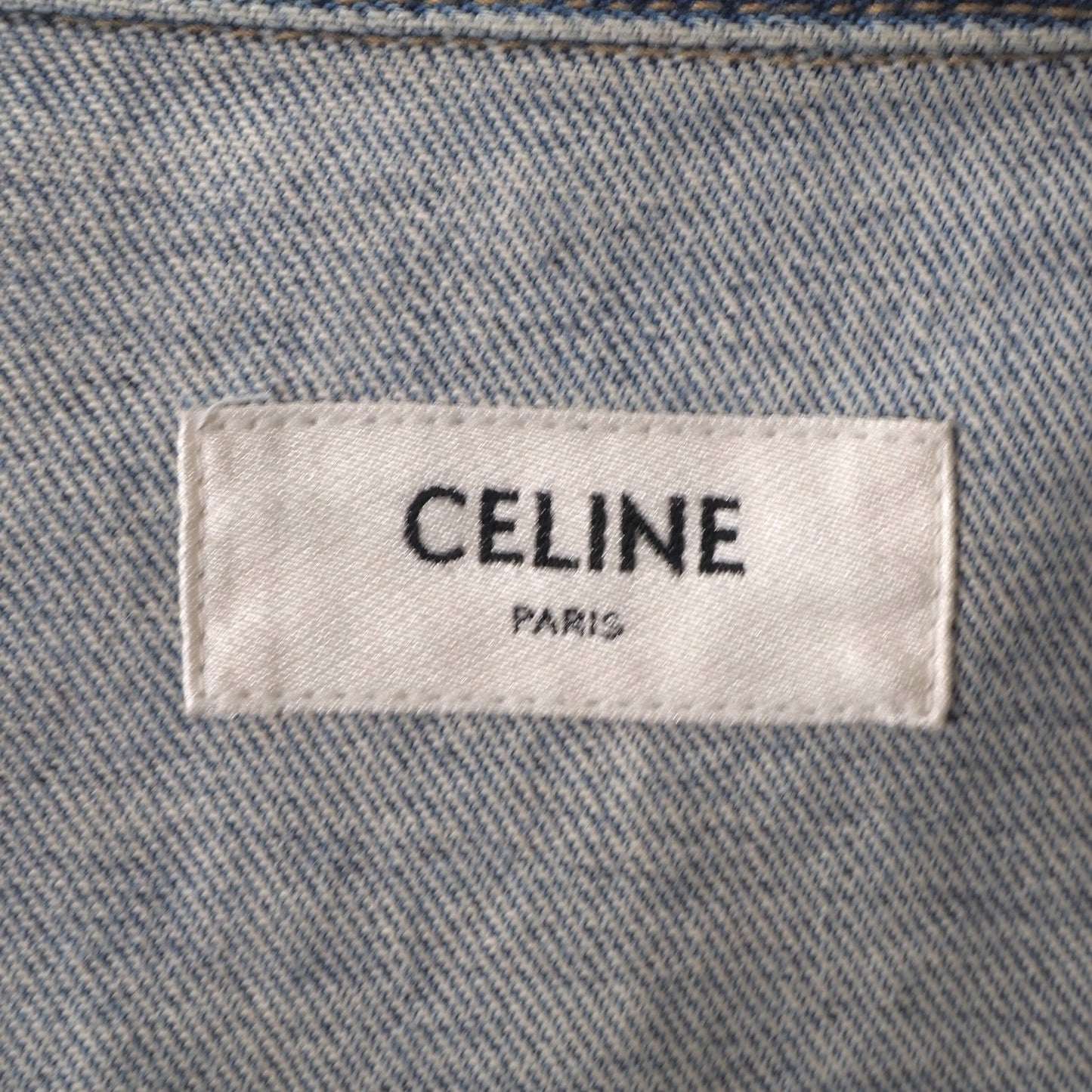 セリーヌ CELINE エディ期 トラッカー ジャケット デニム ジャケット L インディゴ メンズ 正規品 6-HT009