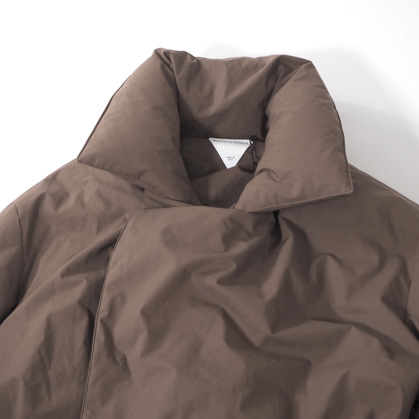 極美品 ボッテガヴェネタ BOTTEGA VENETA バデッド コート M ブラウン メンズ 正規品 6-OA001