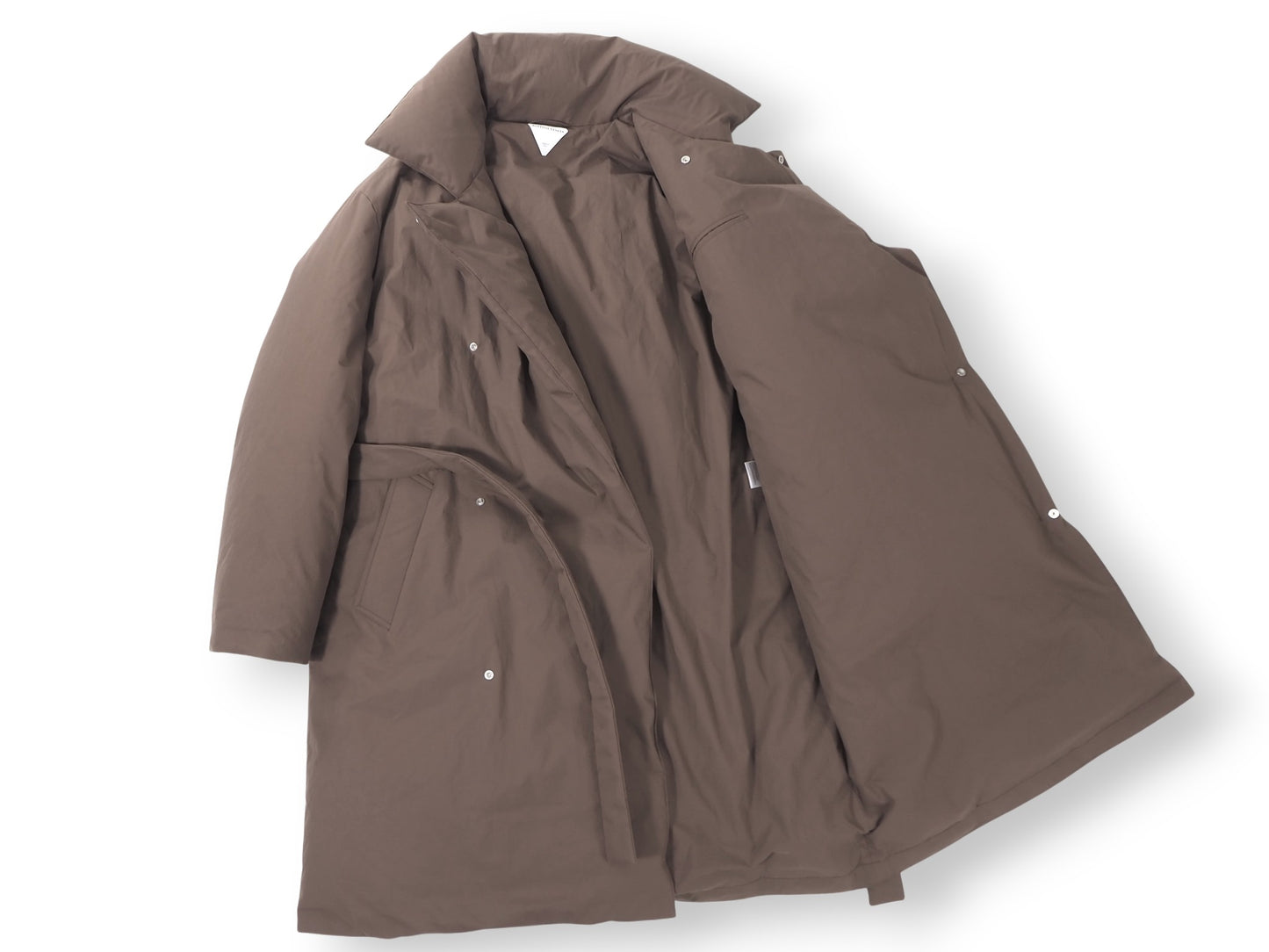 極美品 ボッテガヴェネタ BOTTEGA VENETA バデッド コート M ブラウン メンズ 正規品 6-OA001