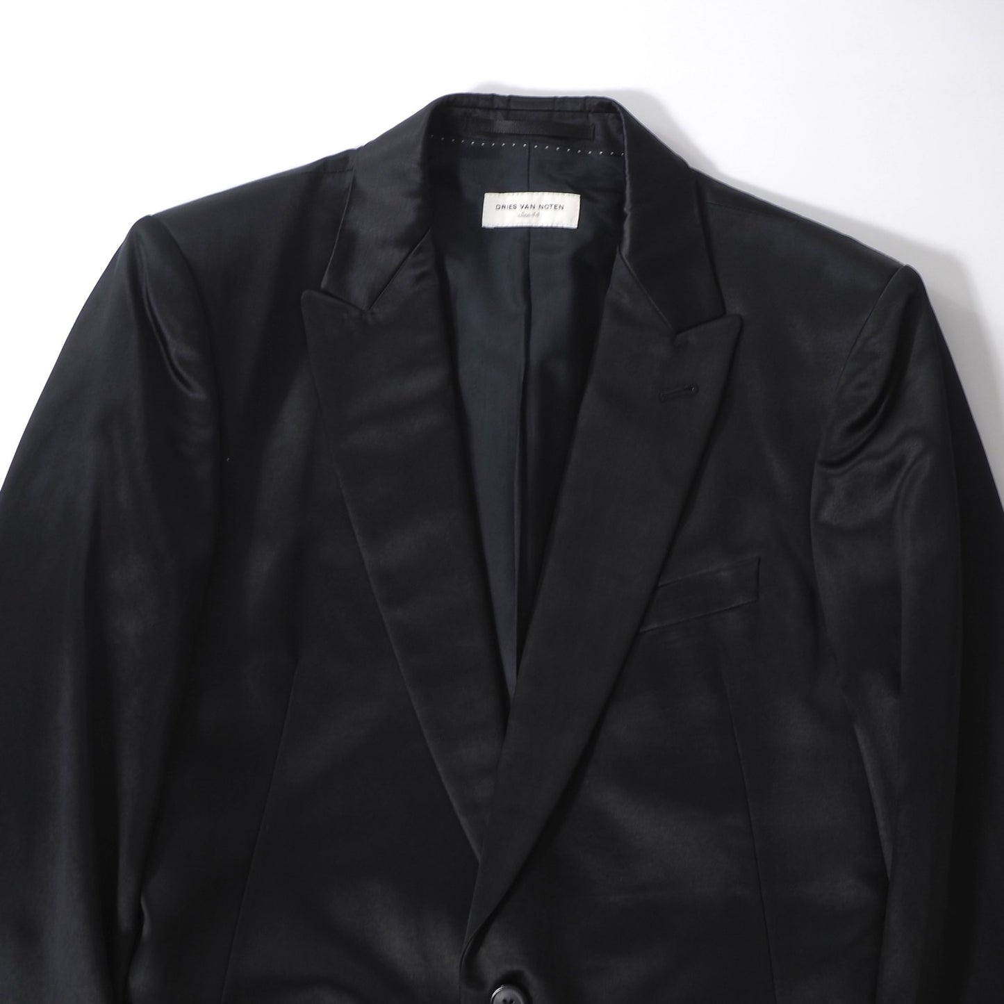 ドリスヴァンノッテン DRIES VAN NOTEN ドレス スーツ ジャケット パンツ 44/46 ブラック メンズ 正規品 6-OB002