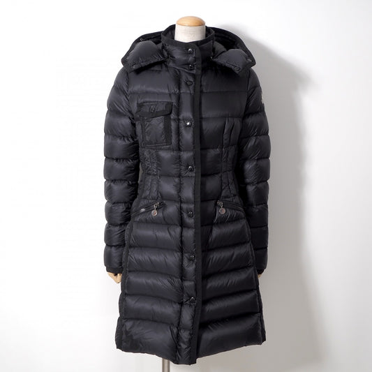 モンクレール MONCLER JPタグ HERMINE エルミンヌ ダウンコート 0 ブラック レディース 正規品 6-OB003