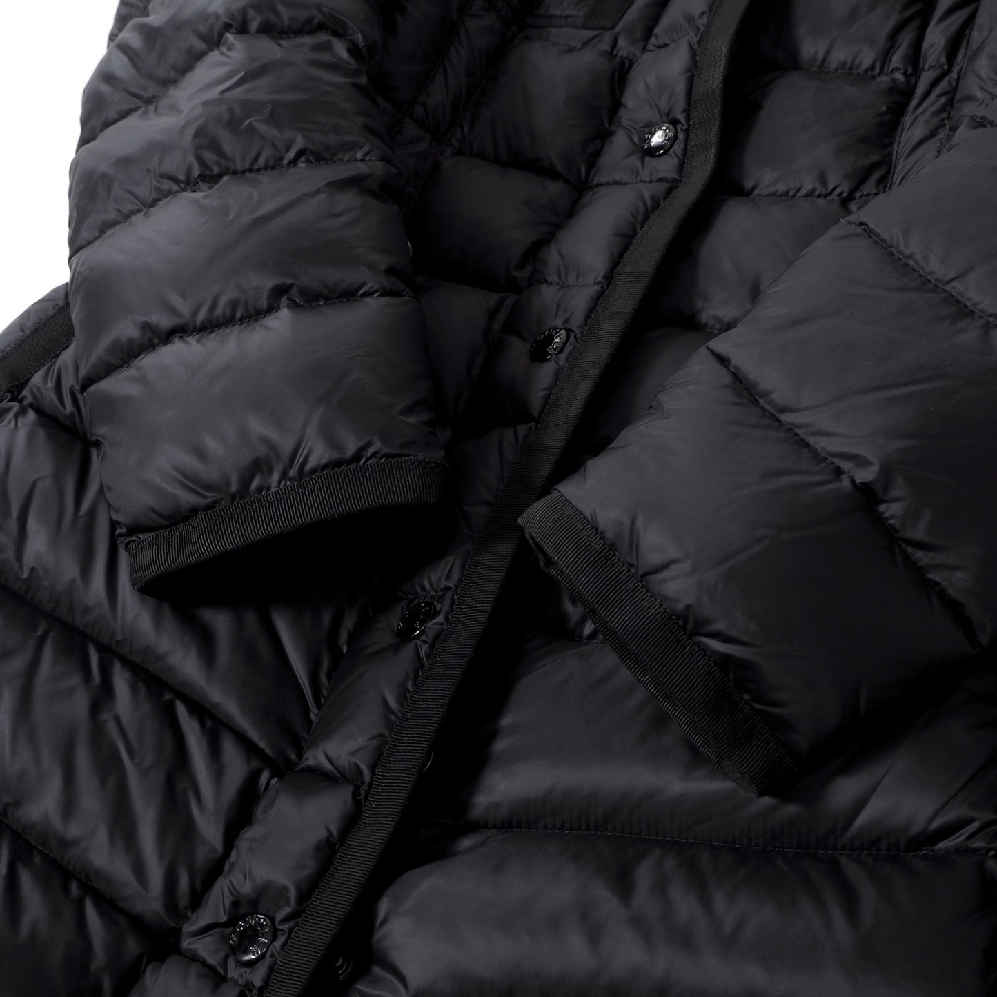 モンクレール MONCLER JPタグ HERMINE エルミンヌ ダウンコート 0 ブラック レディース 正規品 6-OB003