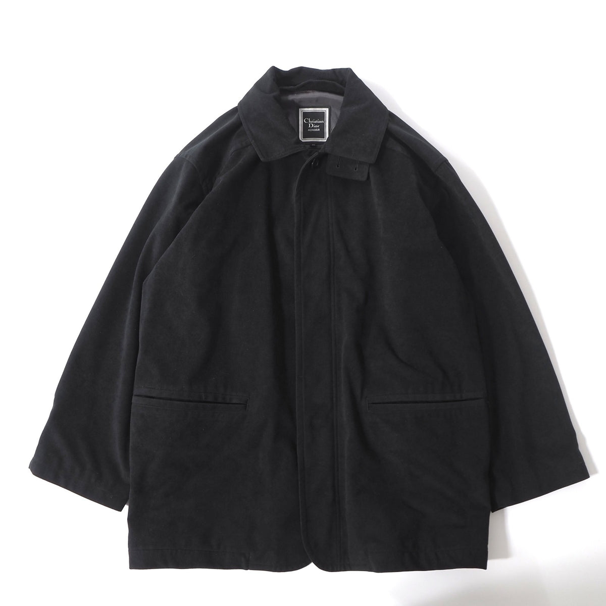 美品 クリスチャンディオール Christian Dior MONSIEUR ヴィンテージ フィールド ジャケット ブルゾン M ブラック メンズ 正規品 6-OC018