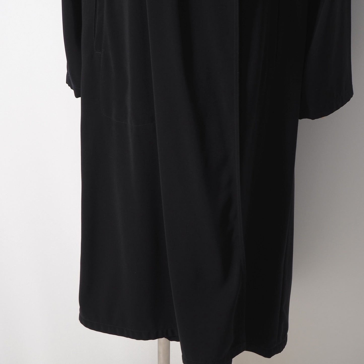 ジョルジオアルマーニ GIORGIO ARMANI ストレッチ トレンチコート 36 ブラック レディース 正規品 6-OC019