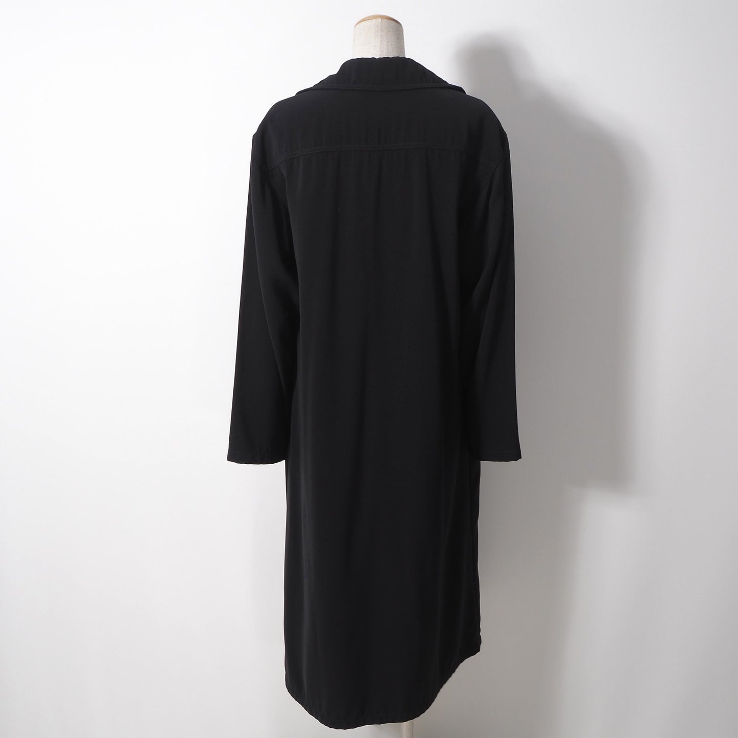 ジョルジオアルマーニ GIORGIO ARMANI ストレッチ トレンチコート 36 ブラック レディース 正規品 6-OC019