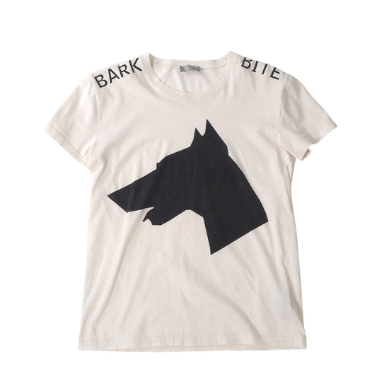 ディオールオム DIOR HOMME クリス期 BARK BITE Tシャツ カットソー XS ホワイト メンズ 正規品 6-OD038