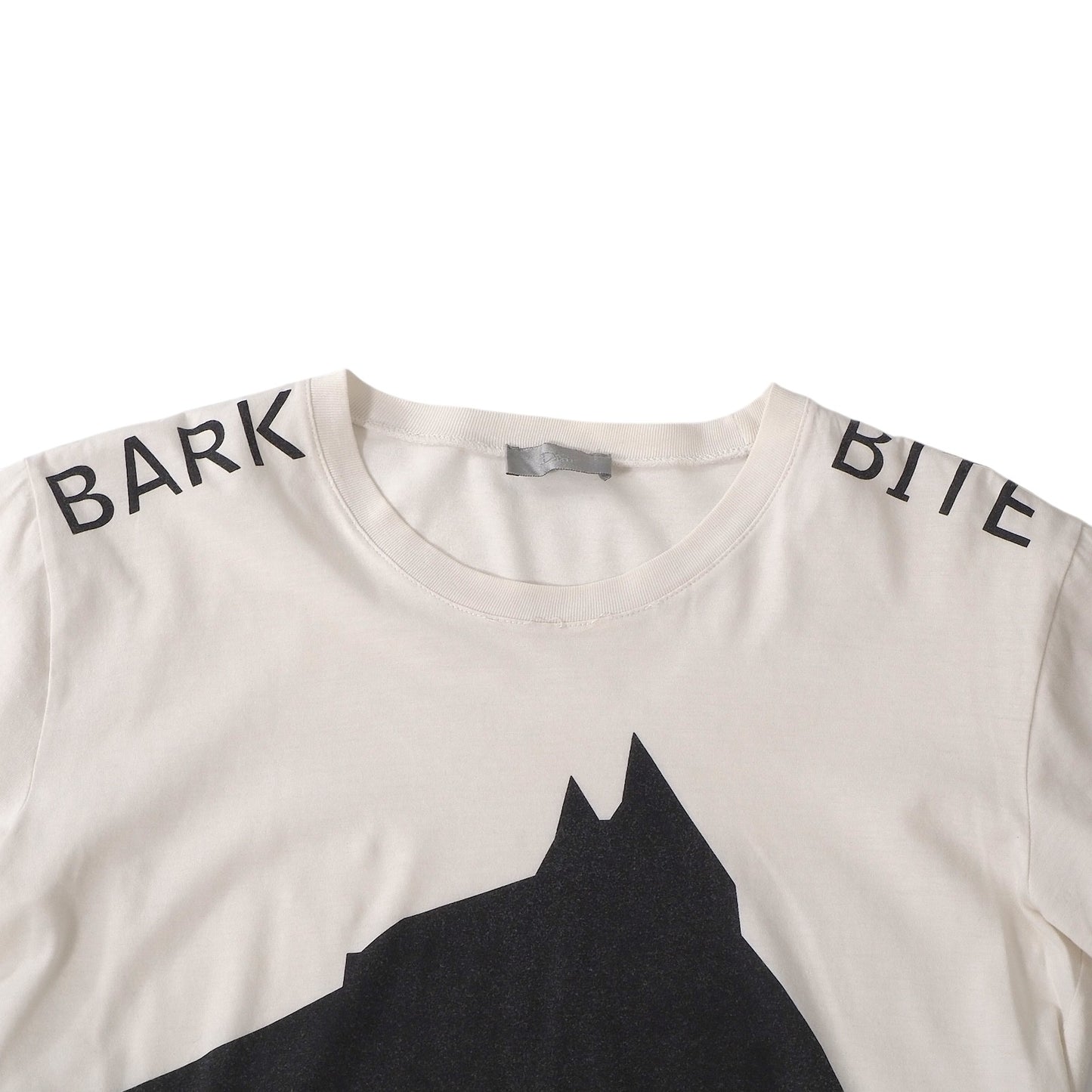 ディオールオム DIOR HOMME クリス期 BARK BITE Tシャツ カットソー XS ホワイト メンズ 正規品 6-OD038