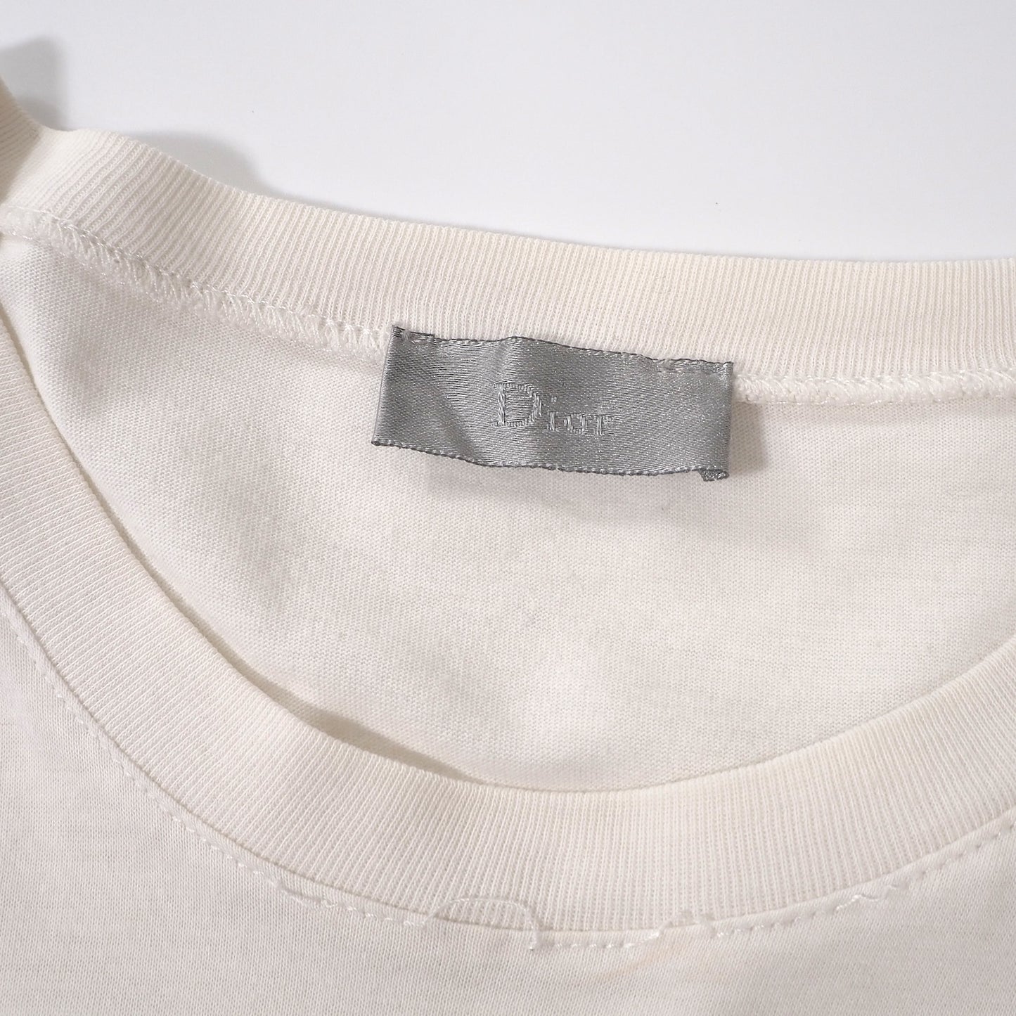 ディオールオム DIOR HOMME クリス期 BARK BITE Tシャツ カットソー XS ホワイト メンズ 正規品 6-OD038