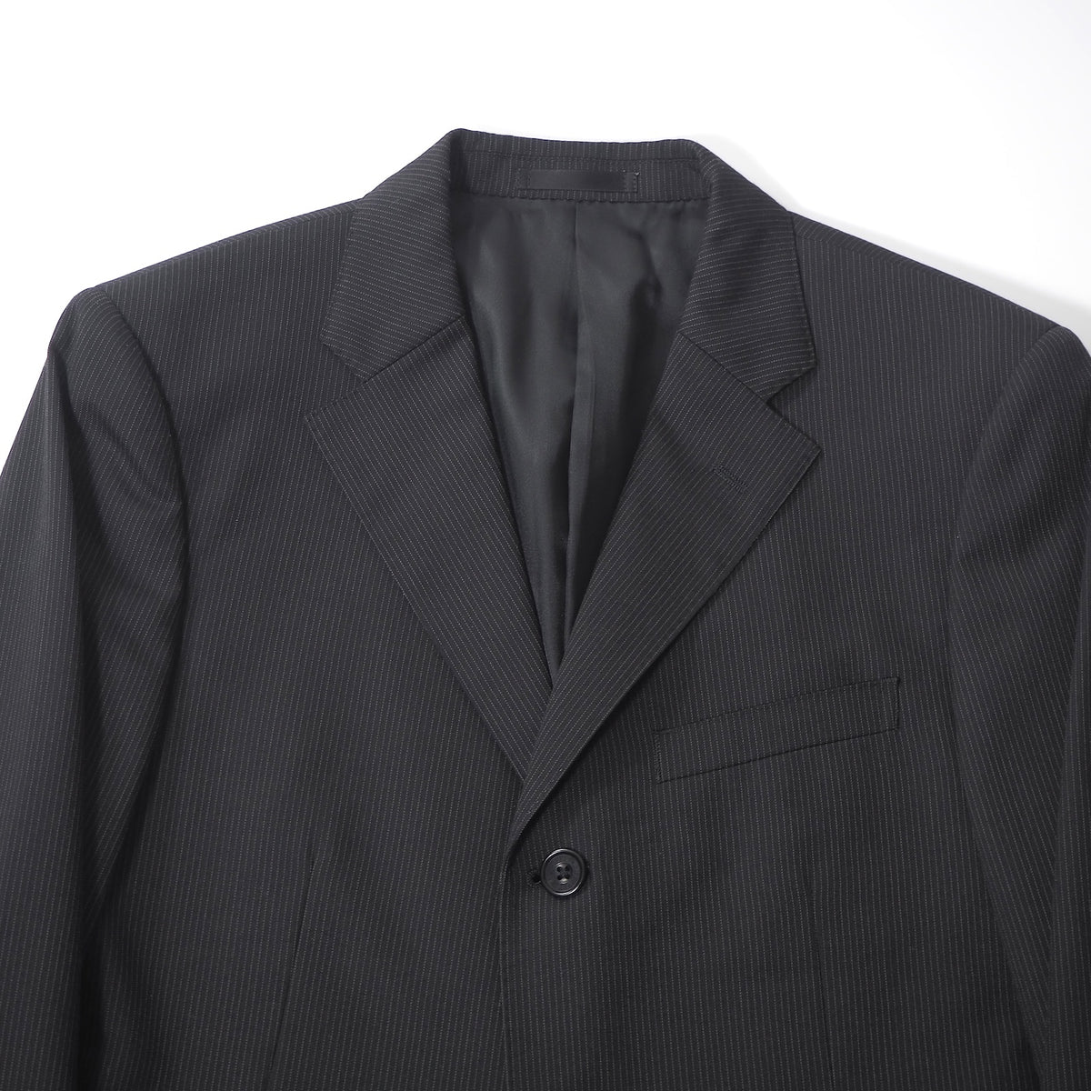 バーバリー ブラックレーベル BURBERRY BLACK LABEL ウール スーツ ジャケット パンツ 90-74-165 ダークグレー メンズ 正規品 6-OE043