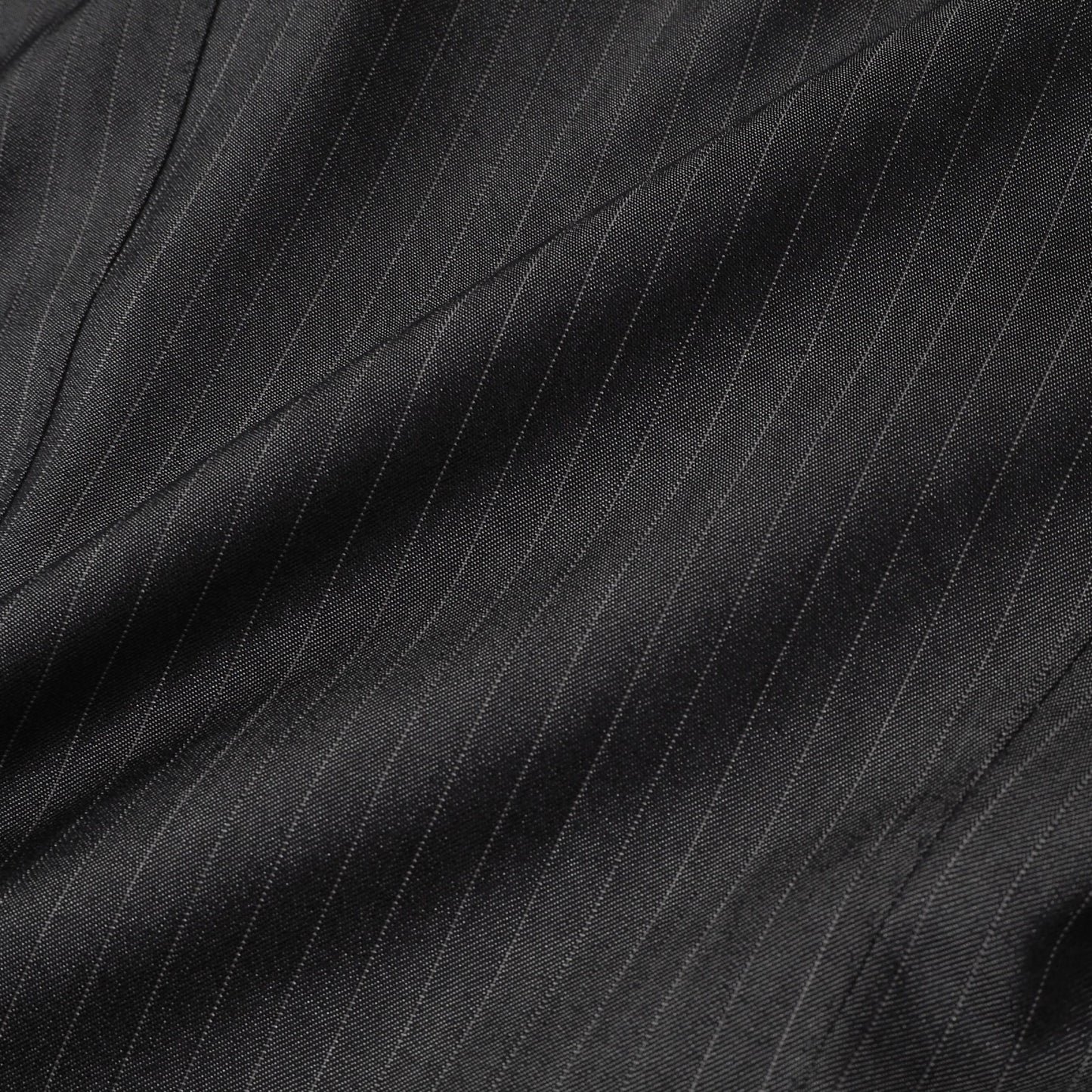 美品 バーバリー BURBERRY BLACK LABEL スーツ ジャケット パンツ S ダークグレー 光沢 メンズ 正規品 6-OE049