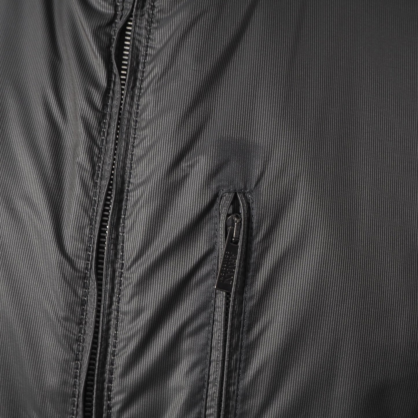 美品 アルマーニコレツィオーニ ARMANI COLLEZIONI ラムレザー ジャケット 48 ブラック メンズ 正規品 6-YA001