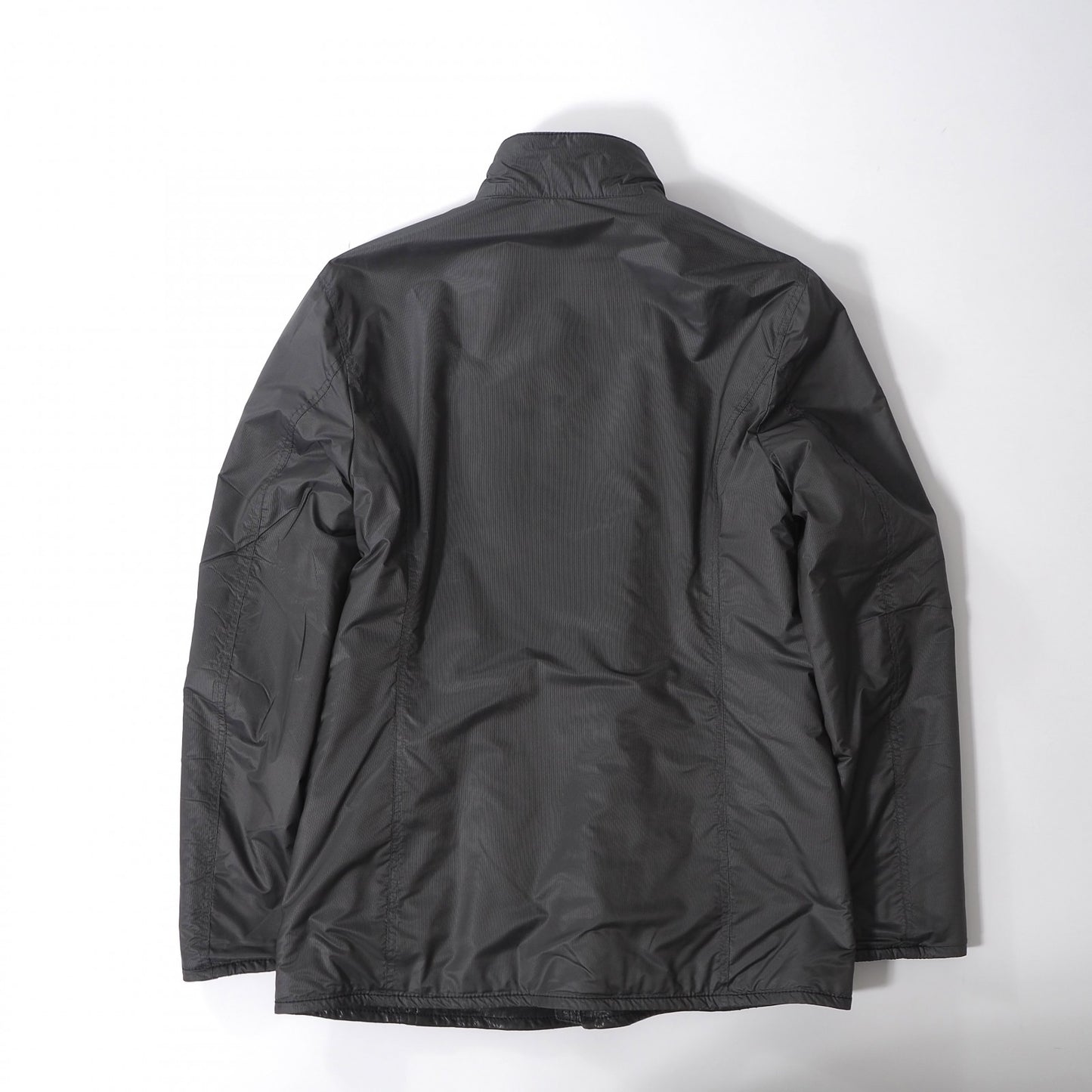 美品 アルマーニコレツィオーニ ARMANI COLLEZIONI ラムレザー ジャケット 48 ブラック メンズ 正規品 6-YA001