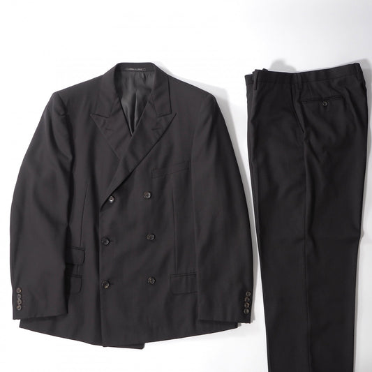 グッチ GUCCI トムフォード期 ダブルブレスト スーツ ジャケット パンツ 56 ダークブラウン メンズ 正規品 6-YA019