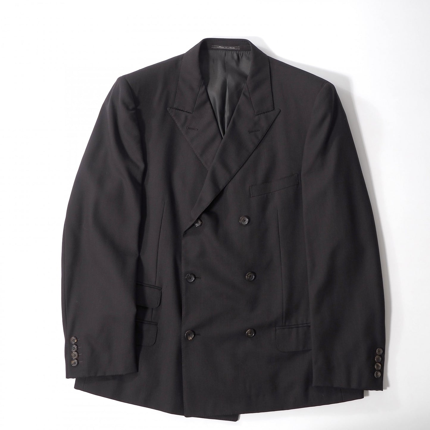 グッチ GUCCI トムフォード期 ダブルブレスト スーツ ジャケット パンツ 56 ダークブラウン メンズ 正規品 6-YA019