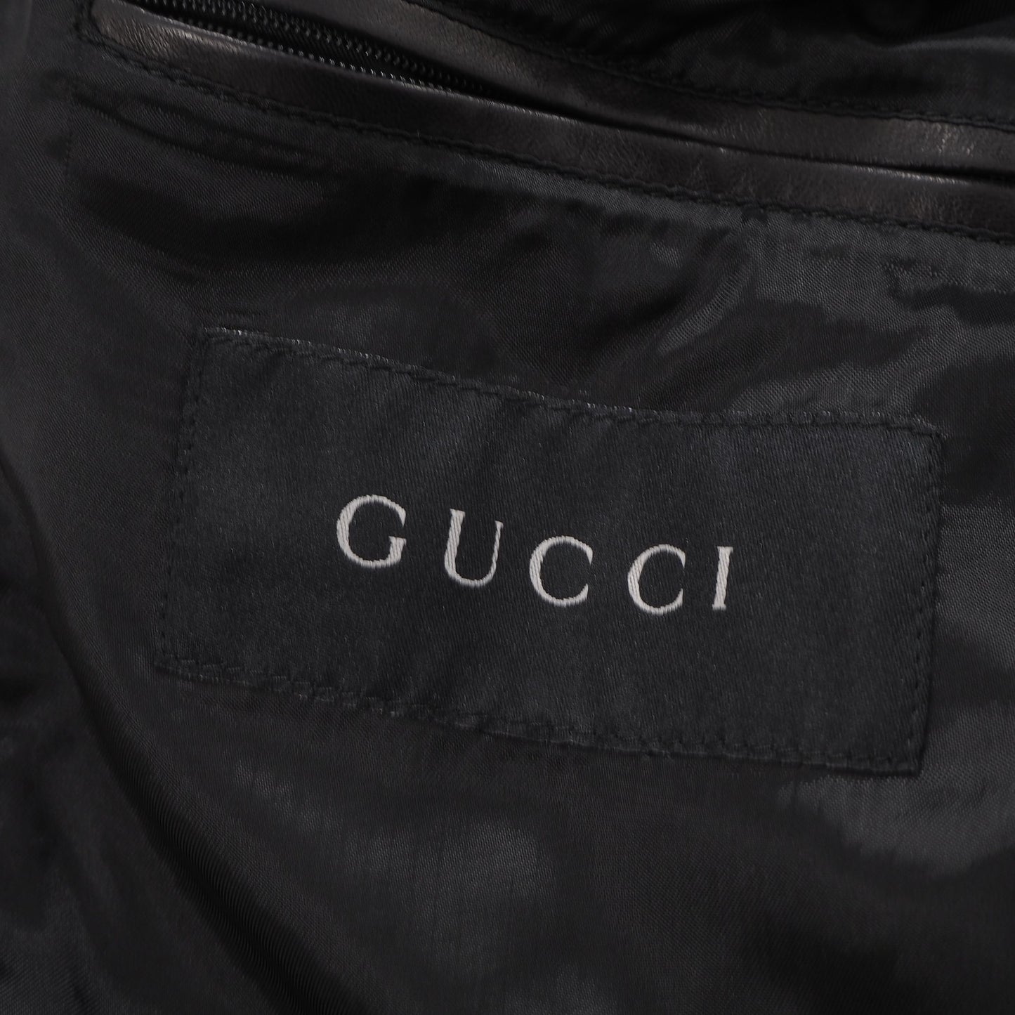 グッチ GUCCI トムフォード期 レザー トレンチコート 46 ブラック メンズ 正規品 6-YA025