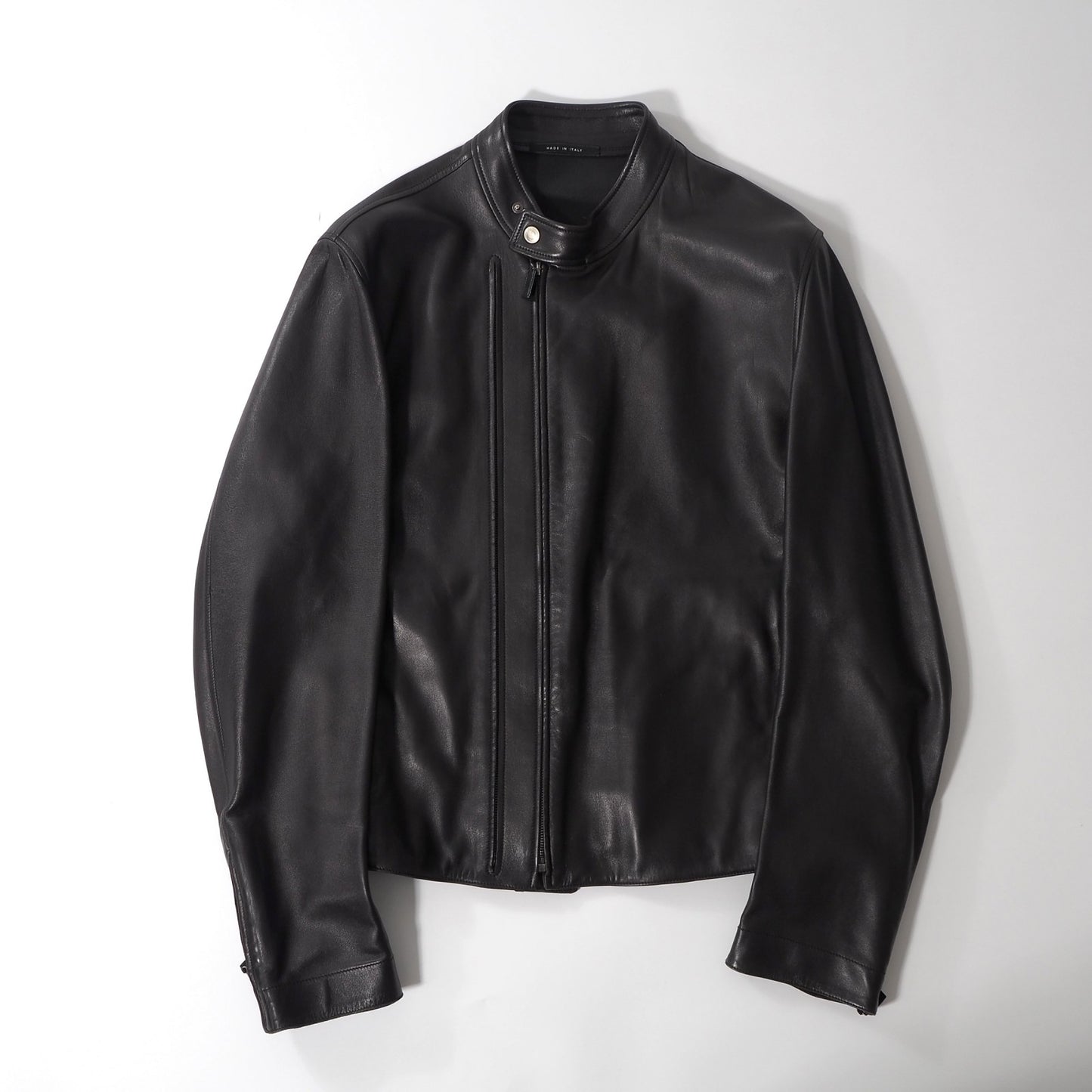 美品 グッチ GUCCI トムフォード期 ラムレザー ライダース ジャケット 50 ブラック メンズ 正規品 6-YB031