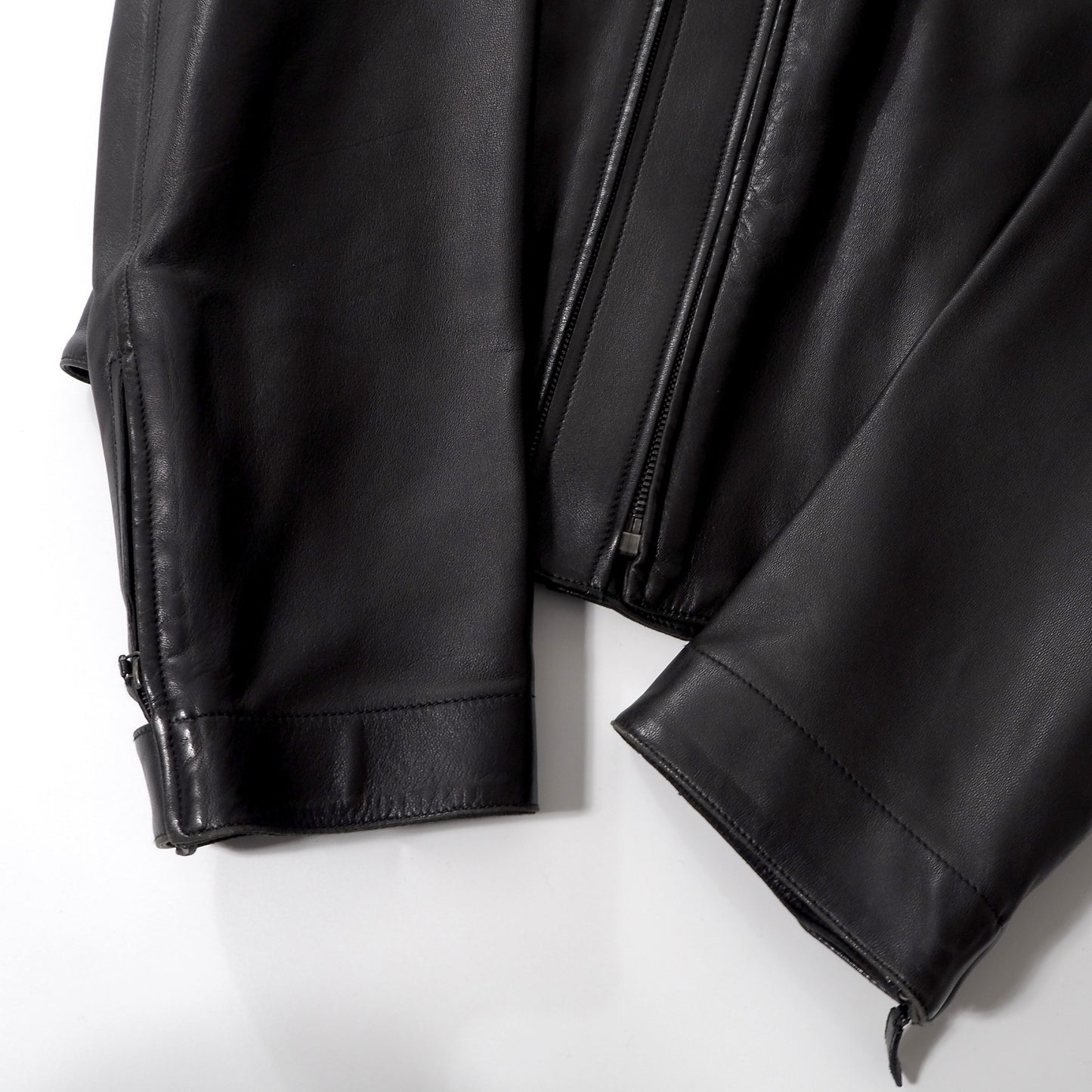 美品 グッチ GUCCI トムフォード期 ラムレザー ライダース ジャケット 50 ブラック メンズ 正規品 6-YB031
