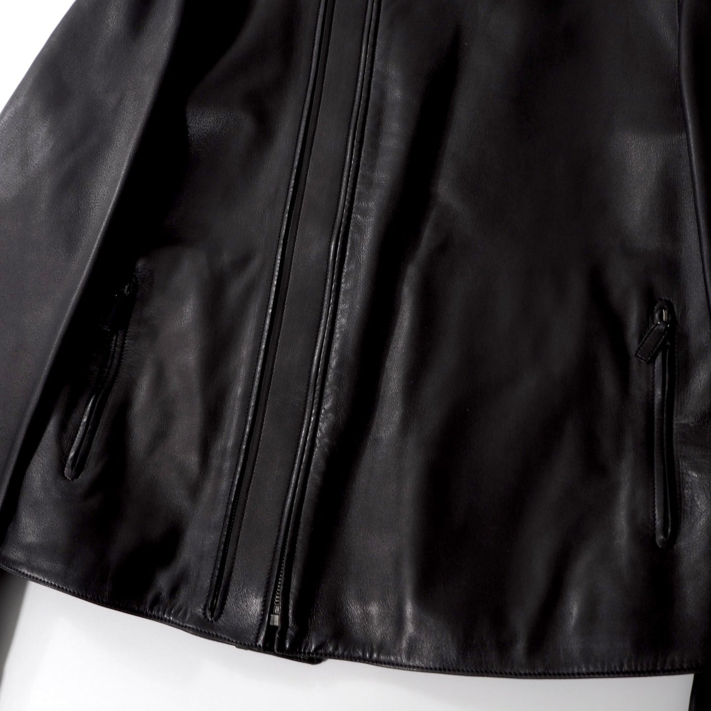 美品 グッチ GUCCI トムフォード期 ラムレザー ライダース ジャケット 50 ブラック メンズ 正規品 6-YB031