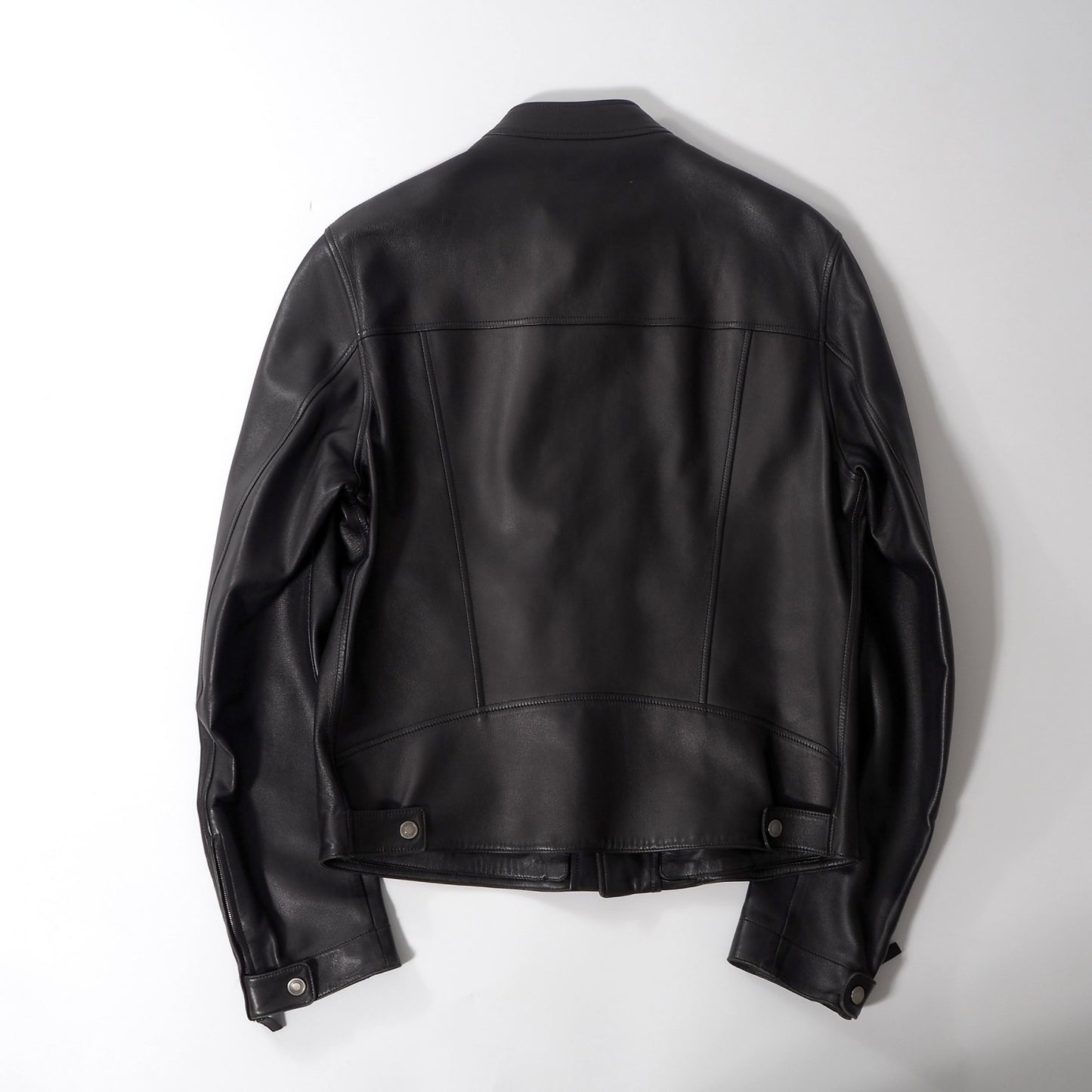 美品 グッチ GUCCI トムフォード期 ラムレザー ライダース ジャケット 50 ブラック メンズ 正規品 6-YB031