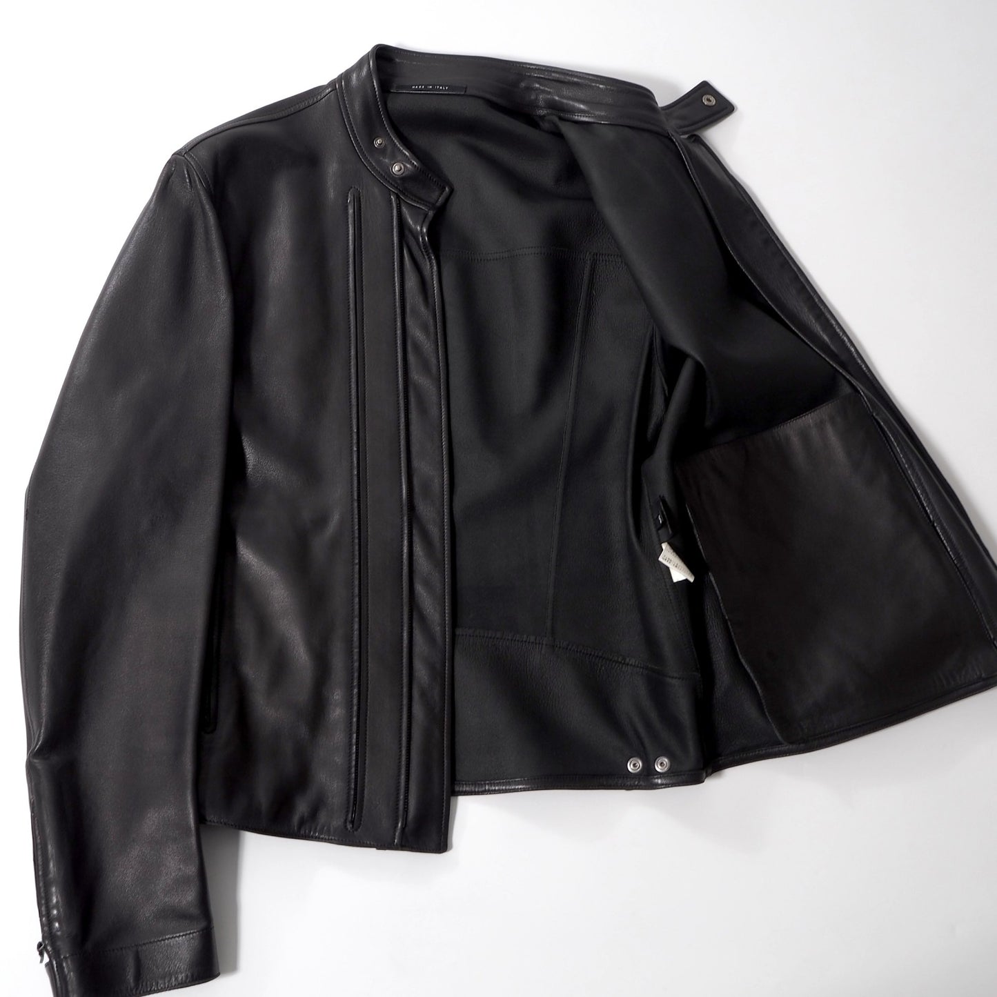 美品 グッチ GUCCI トムフォード期 ラムレザー ライダース ジャケット 50 ブラック メンズ 正規品 6-YB031