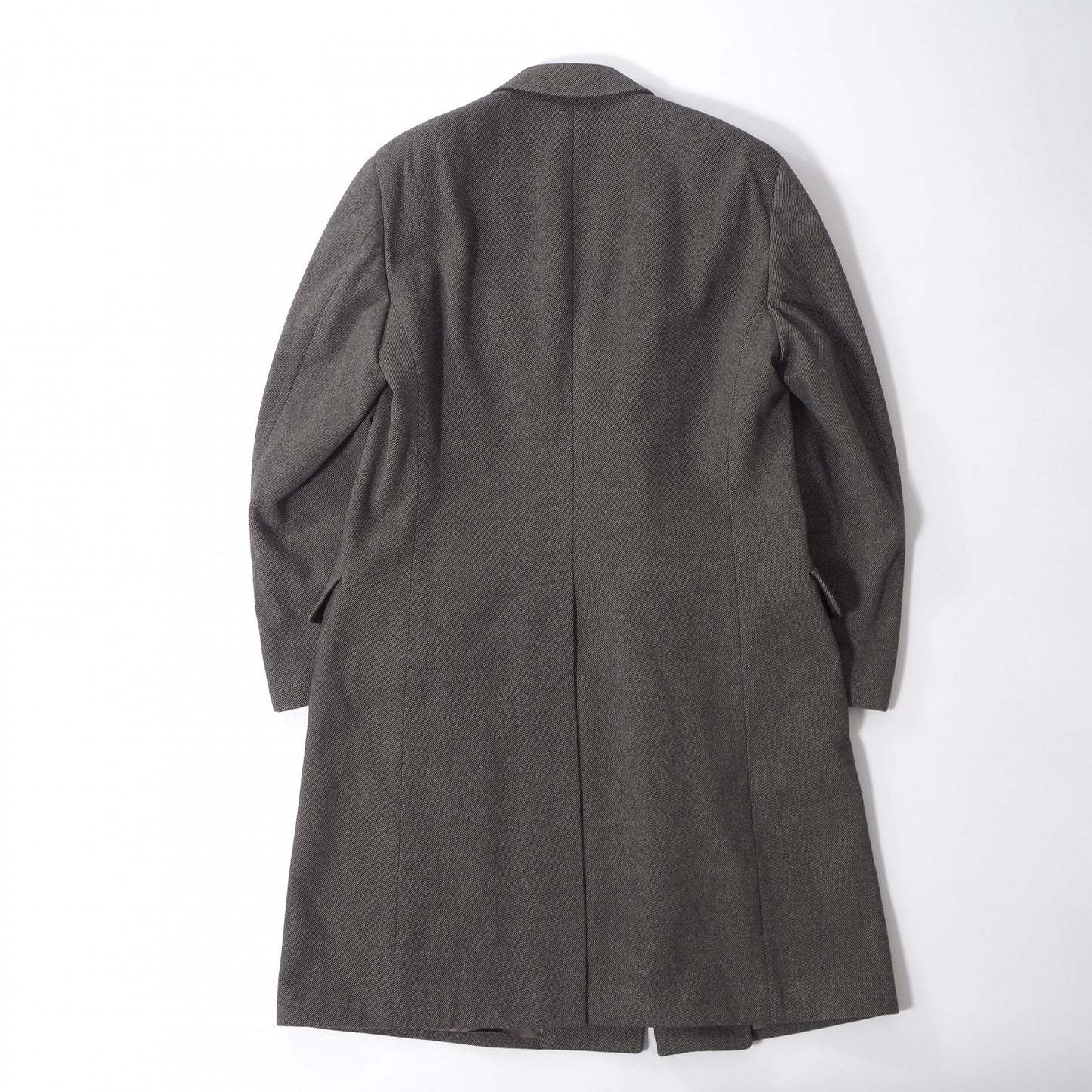 美品 ジョルジオアルマーニ GIORGIO ARMANI ヴィンテージ ダブルブレスト コート 50 グレー メンズ 正規品 6-YB033