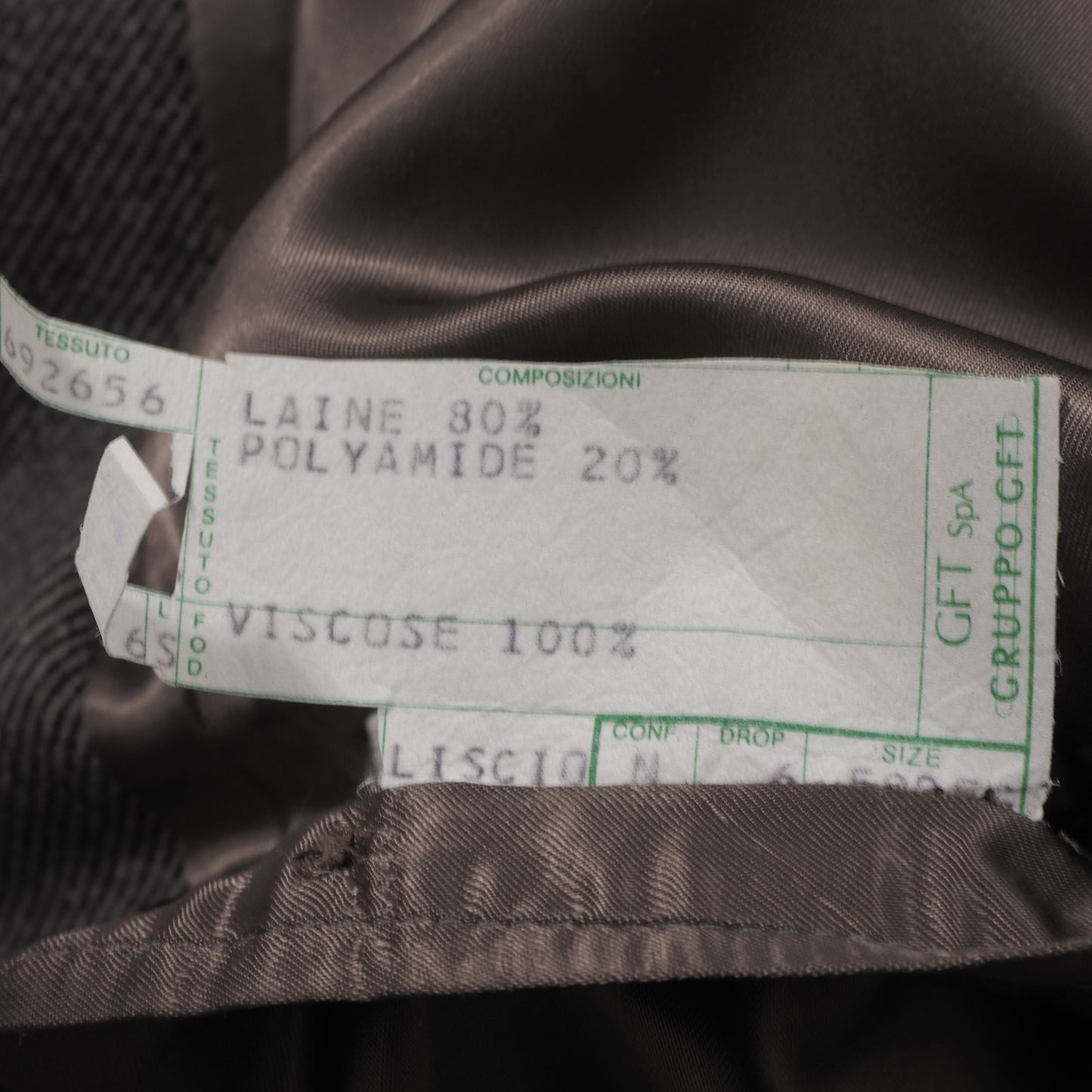 美品 ジョルジオアルマーニ GIORGIO ARMANI ヴィンテージ ダブルブレスト コート 50 グレー メンズ 正規品 6-YB033