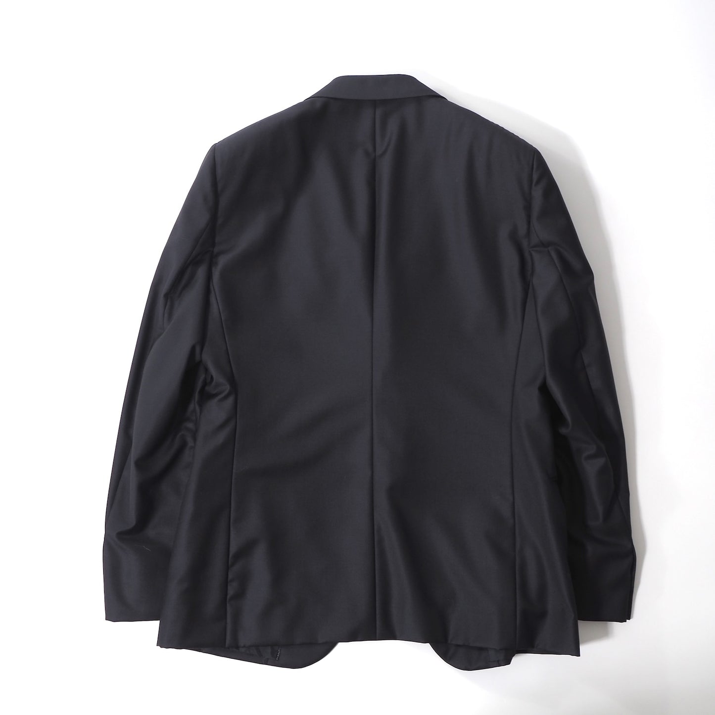 美品 ジョルジオアルマーニ GIORGIO ARMANI ヴァージンウール カシミヤ スーツ ジャケット パンツ 52 ダークネイビー メンズ 正規品 6-YB034