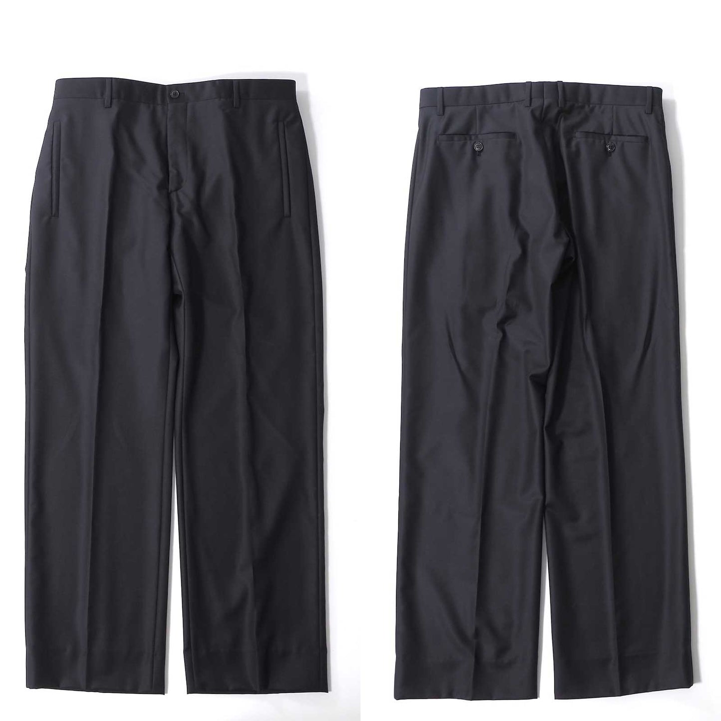 美品 ジョルジオアルマーニ GIORGIO ARMANI ヴァージンウール カシミヤ スーツ ジャケット パンツ 52 ダークネイビー メンズ 正規品 6-YB034