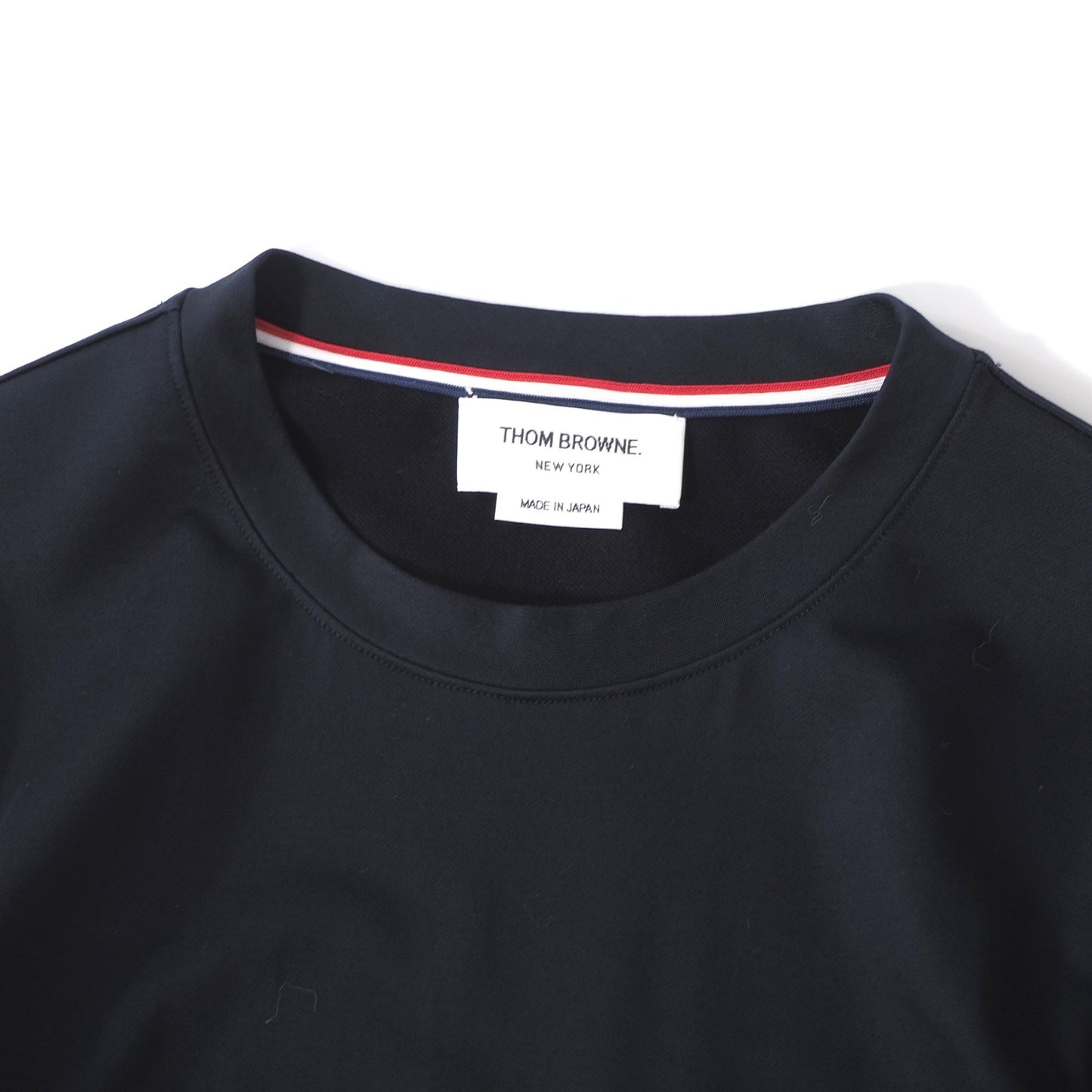美品 トムブラウン THOM BROWNE 長袖 ワンピース 44 ダークネイビー レディース 正規品 6-YB036