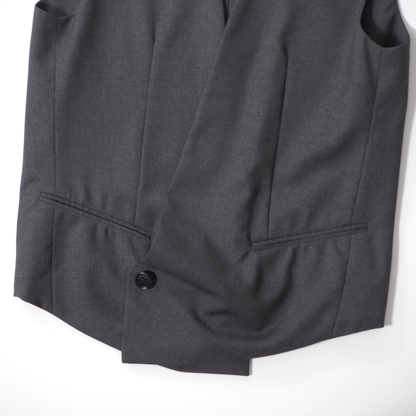 美品 ディオールオム Dior HOMME クリスヴァンアッシュ ベスト ジレ 46 グレー メンズ 正規品 6-YB039