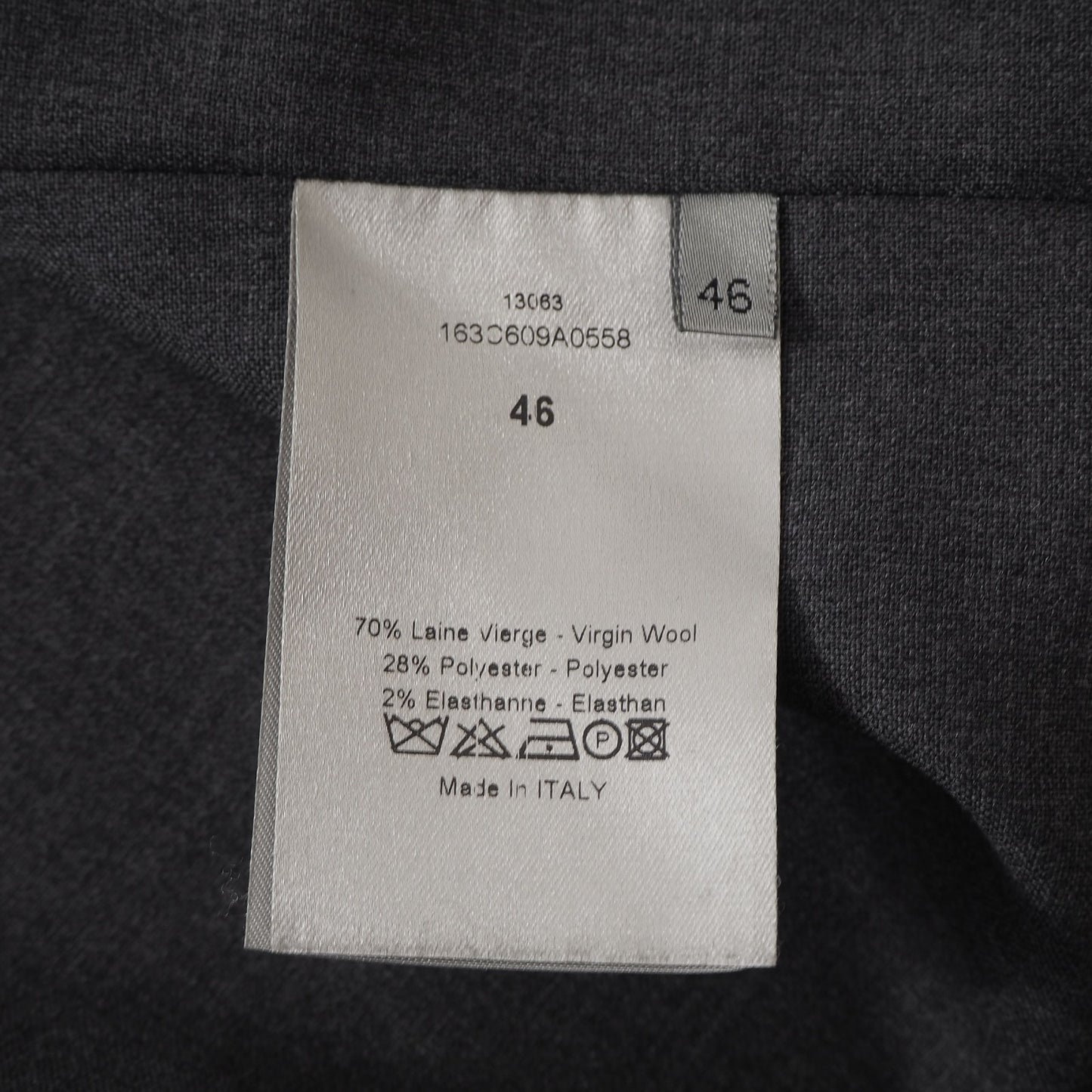 美品 ディオールオム Dior HOMME クリスヴァンアッシュ ベスト ジレ 46 グレー メンズ 正規品 6-YB039