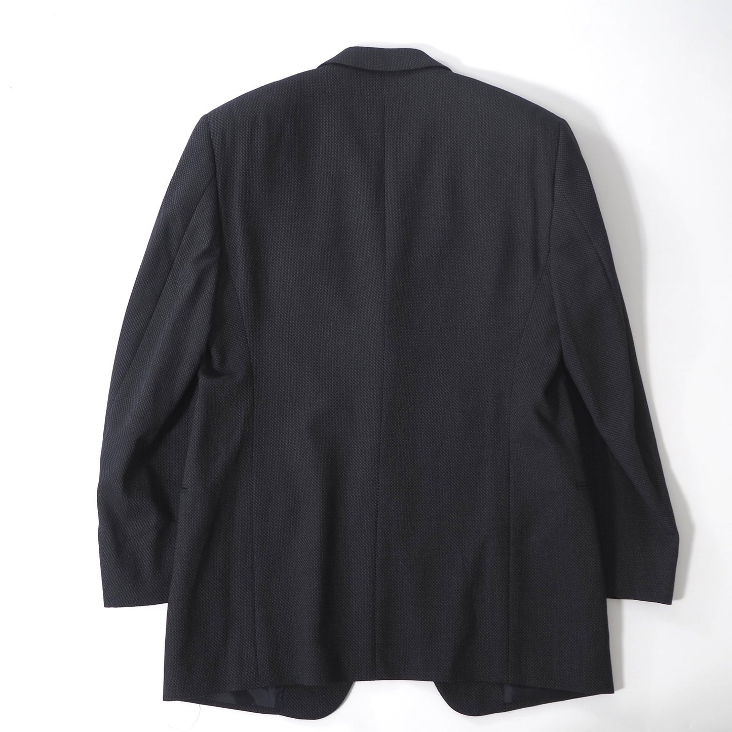 美品 ジョルジオアルマーニ GIORGIO ARMANI ストレッチ スーツ ジャケット パンツ 52 ブラック ダークグレー メンズ 正規品 6-YB043