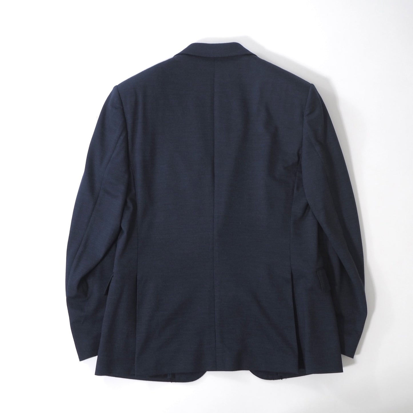 美品 ブリオーニ Brioni イタリア製 ウール ストレッチ スーツ ジャケット パンツ 50 ネイビー メンズ 正規品 6-YB044
