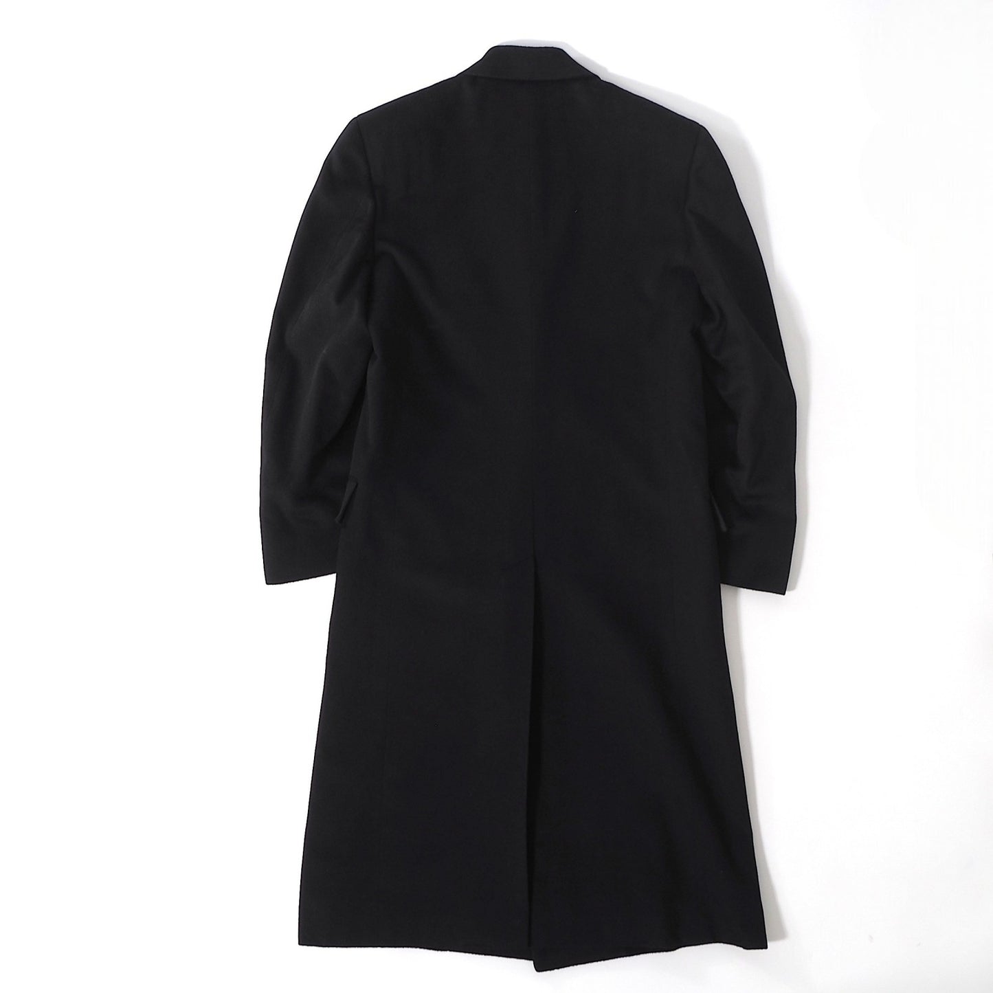美品 ブリオーニ Brioni イタリア製 ピュアカシミヤ ダブルブレスト コート 44 M相当 ブラック メンズ 正規品 6-YB046