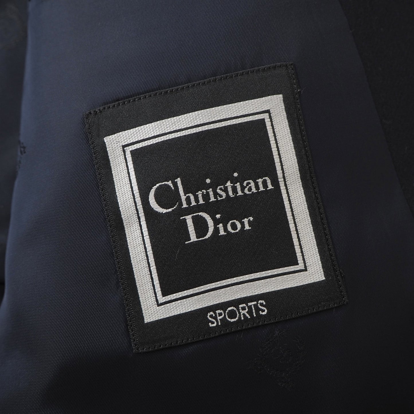美品 クリスチャンディオール Christian Dior ヴィンテージ ダブルブレスト ジャケット ブレザー M ネイビー メンズ 正規品 6-YC002