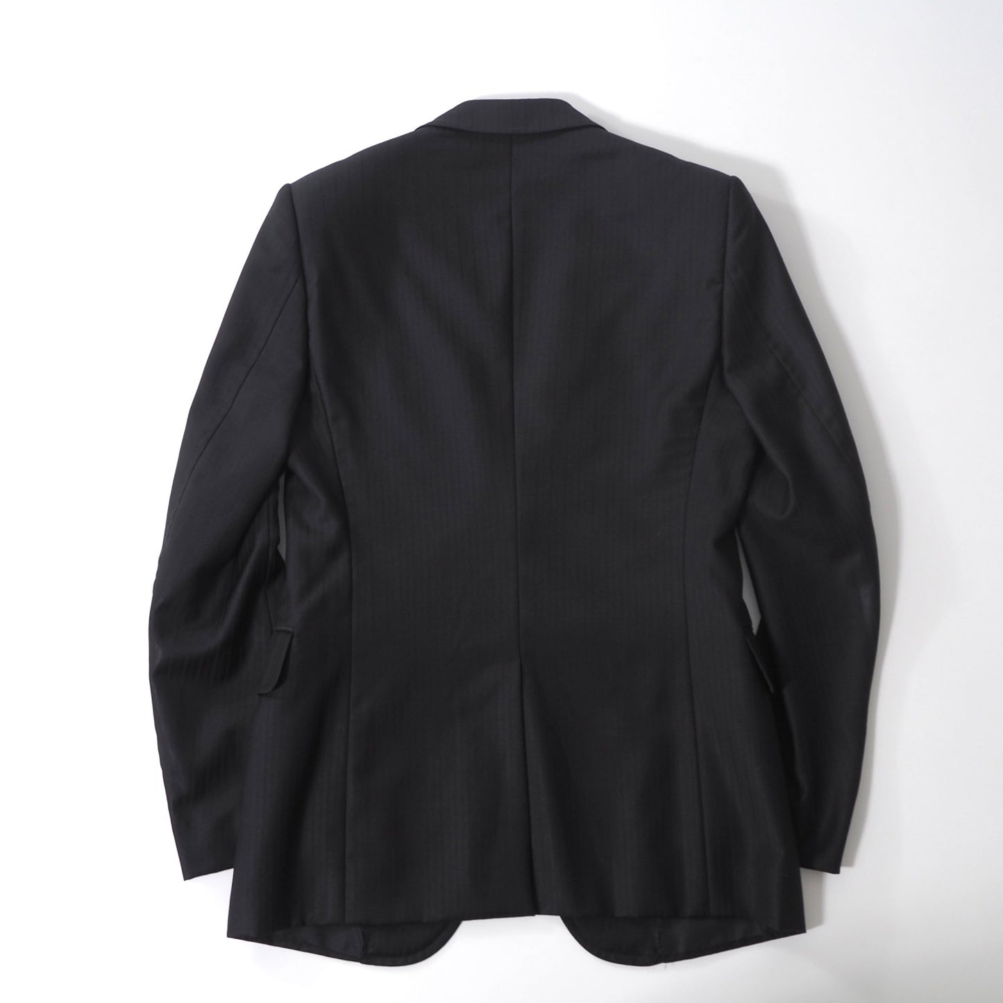 グッチ GUCCI トムフォード期 ウール スーツ ジャケット パンツ 46 ブラック シャドーストライプ メンズ 正規品 6-YC003