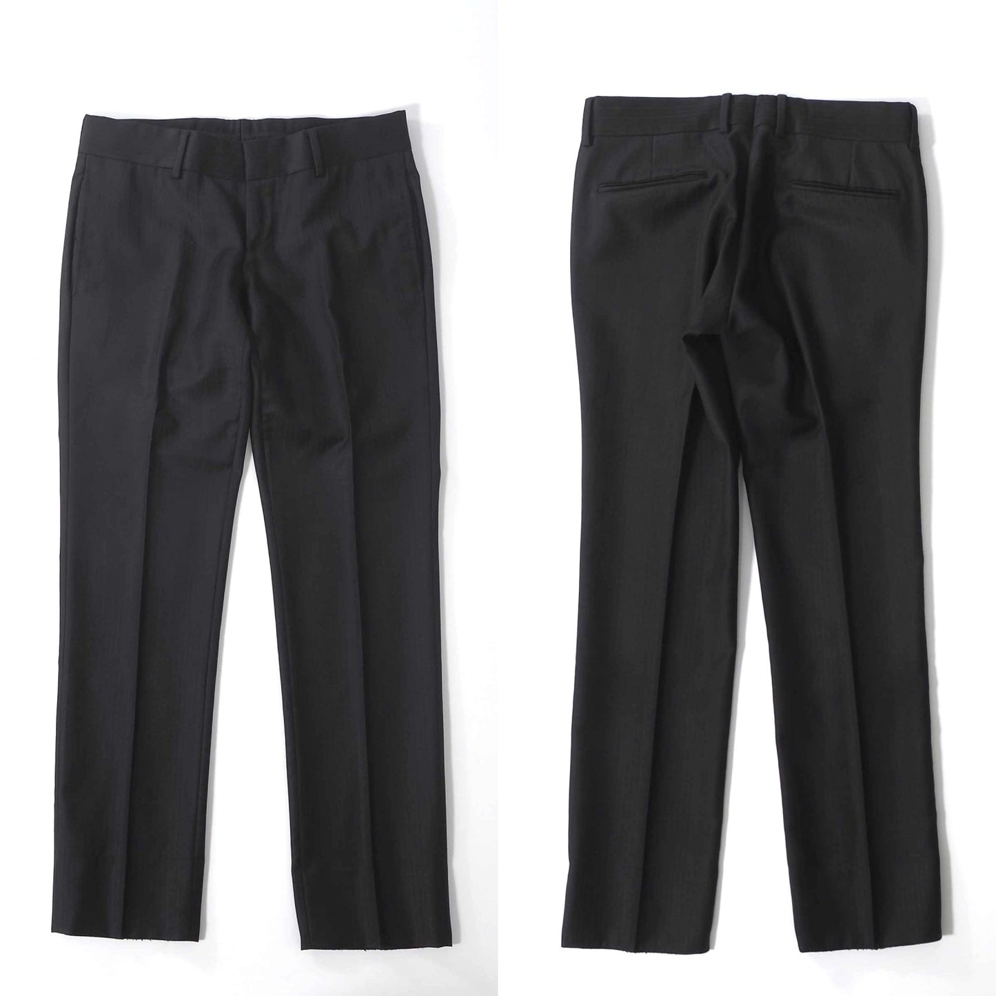 グッチ GUCCI トムフォード期 ウール スーツ ジャケット パンツ 46 ブラック シャドーストライプ メンズ 正規品 6-YC003