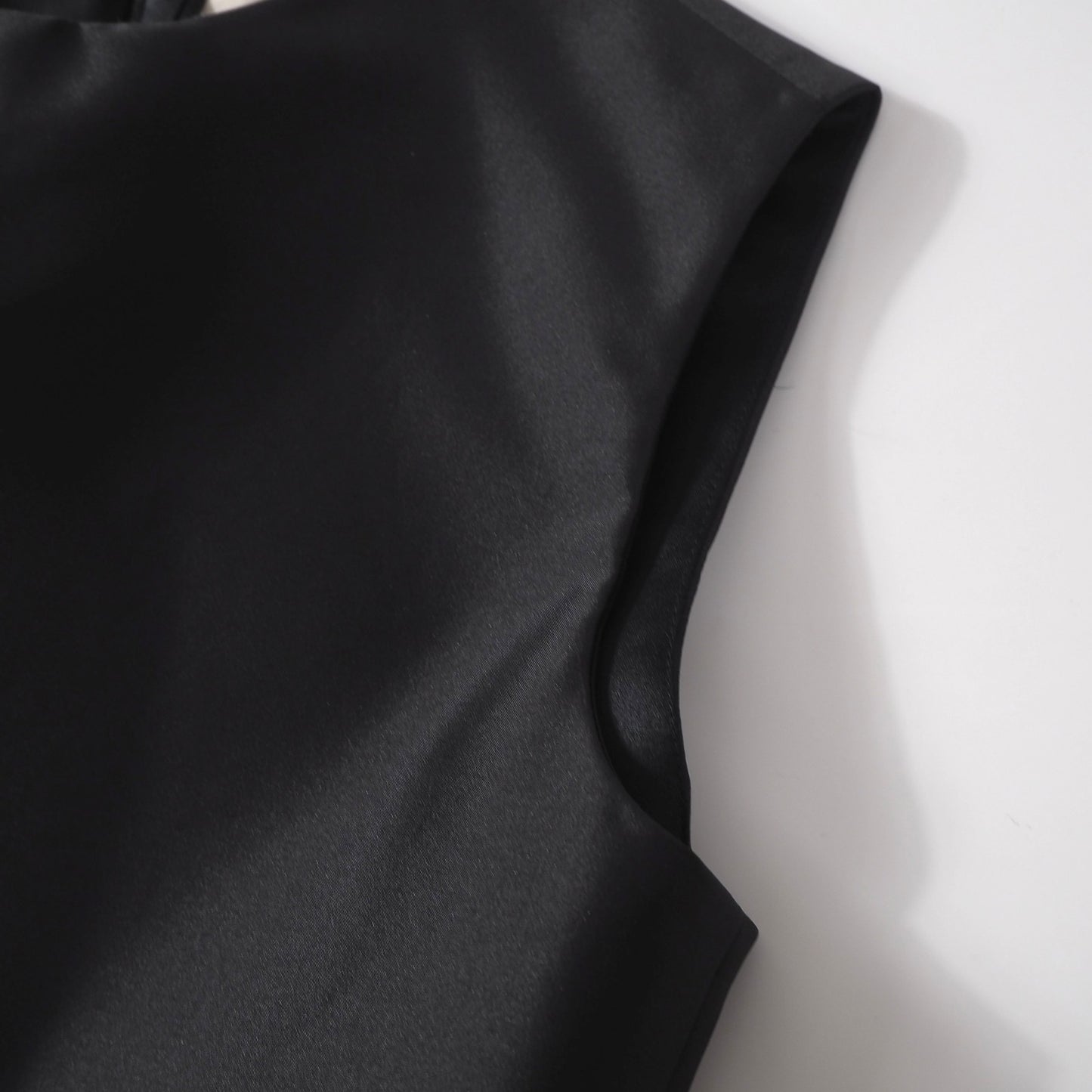 未使用 セリーヌ CELINE フィービー期 シルク混 ノースリーブ ワンピース 36 ダークグレー レディース 正規品 6-YC005