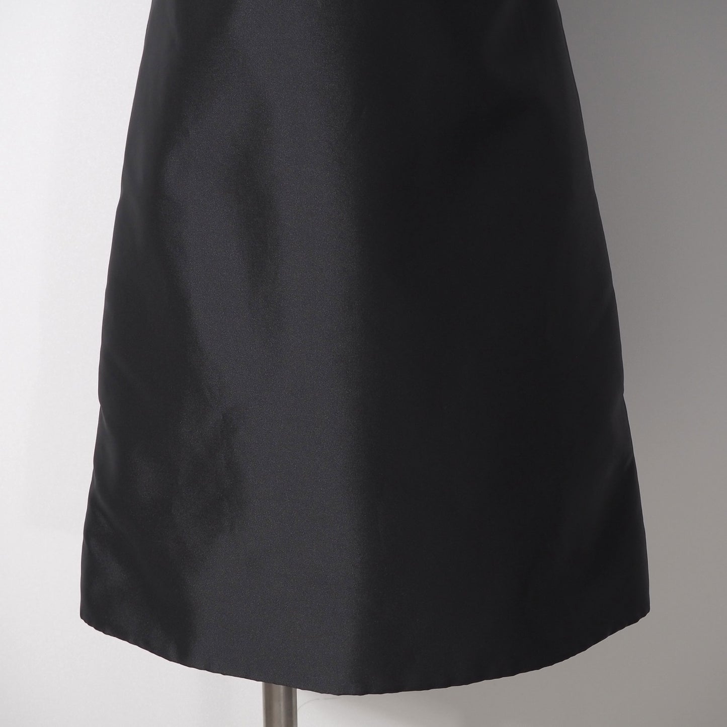 未使用 セリーヌ CELINE フィービー期 シルク混 ノースリーブ ワンピース 36 ダークグレー レディース 正規品 6-YC005