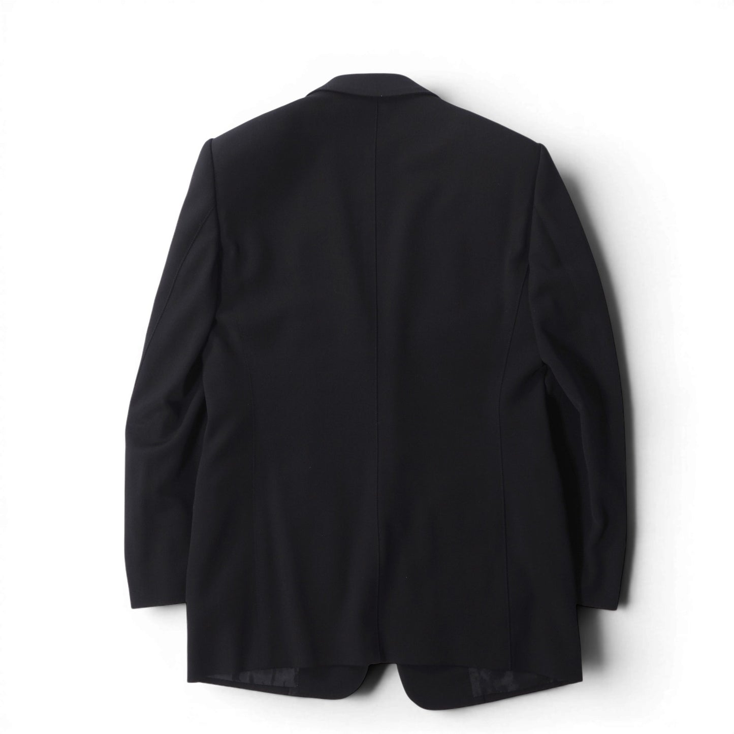 美品 ジョルジオアルマーニ GIORGIO ARMANI 黒タグ ストレッチ ドレススーツ 46 ブラック メンズ 正規品 6-YD048