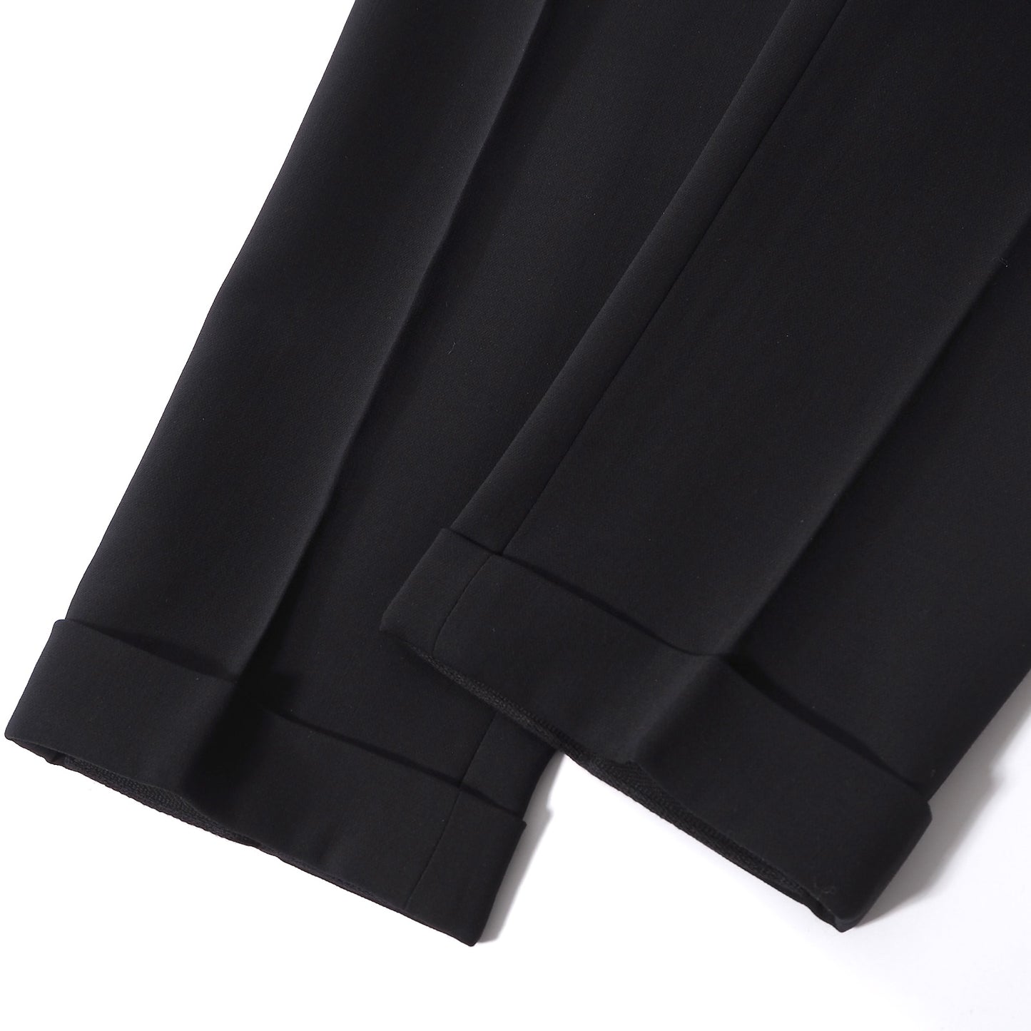 美品 ジョルジオアルマーニ GIORGIO ARMANI 黒タグ ストレッチ スーツ ジャケット パンツ 46 ブラック メンズ 正規品 6-YD049
