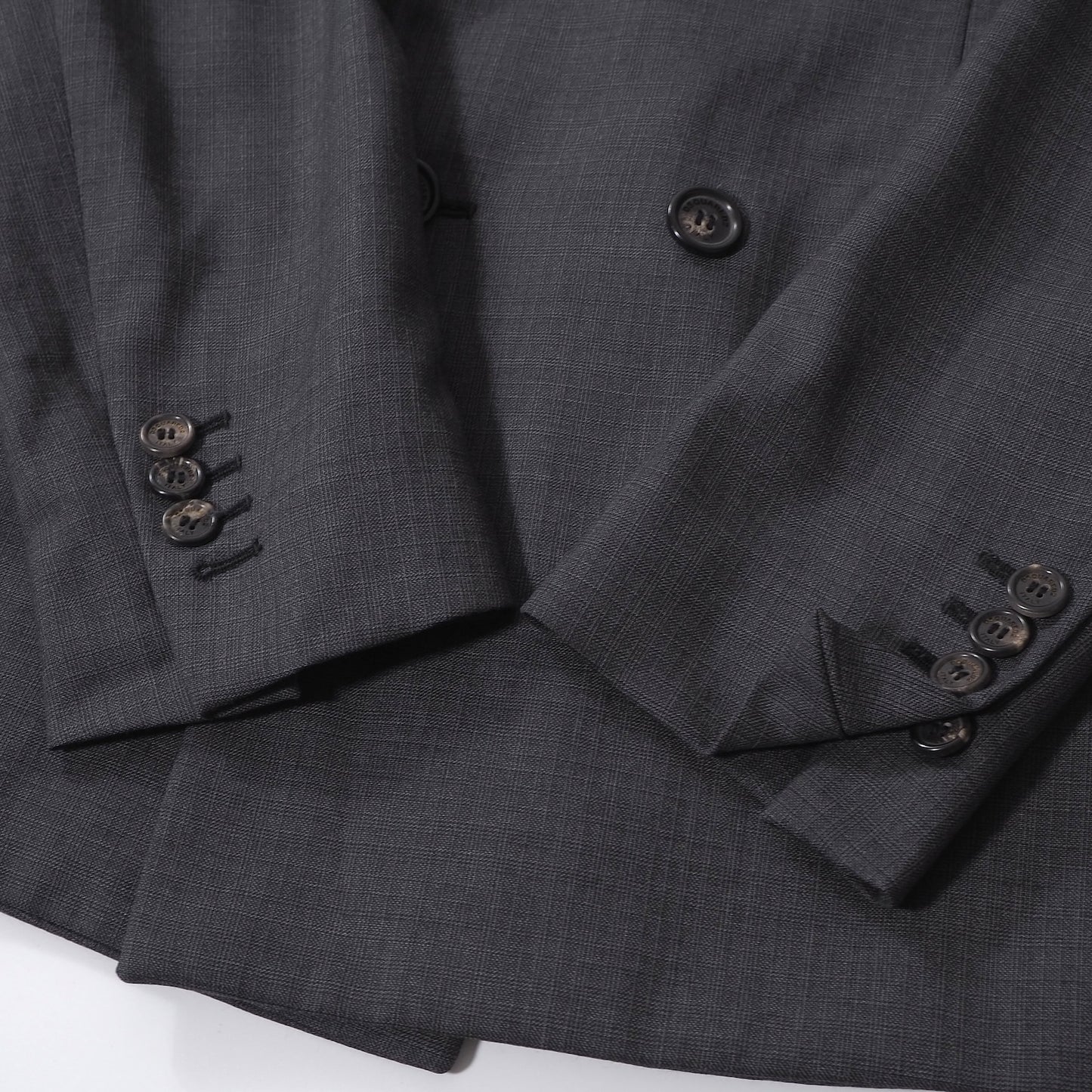 ディースクエアード2 DSQUARED2 ヴァージンウール ダブルブレスト スーツ ジャケット パンツ 46 グレー メンズ 正規品 6-YD050