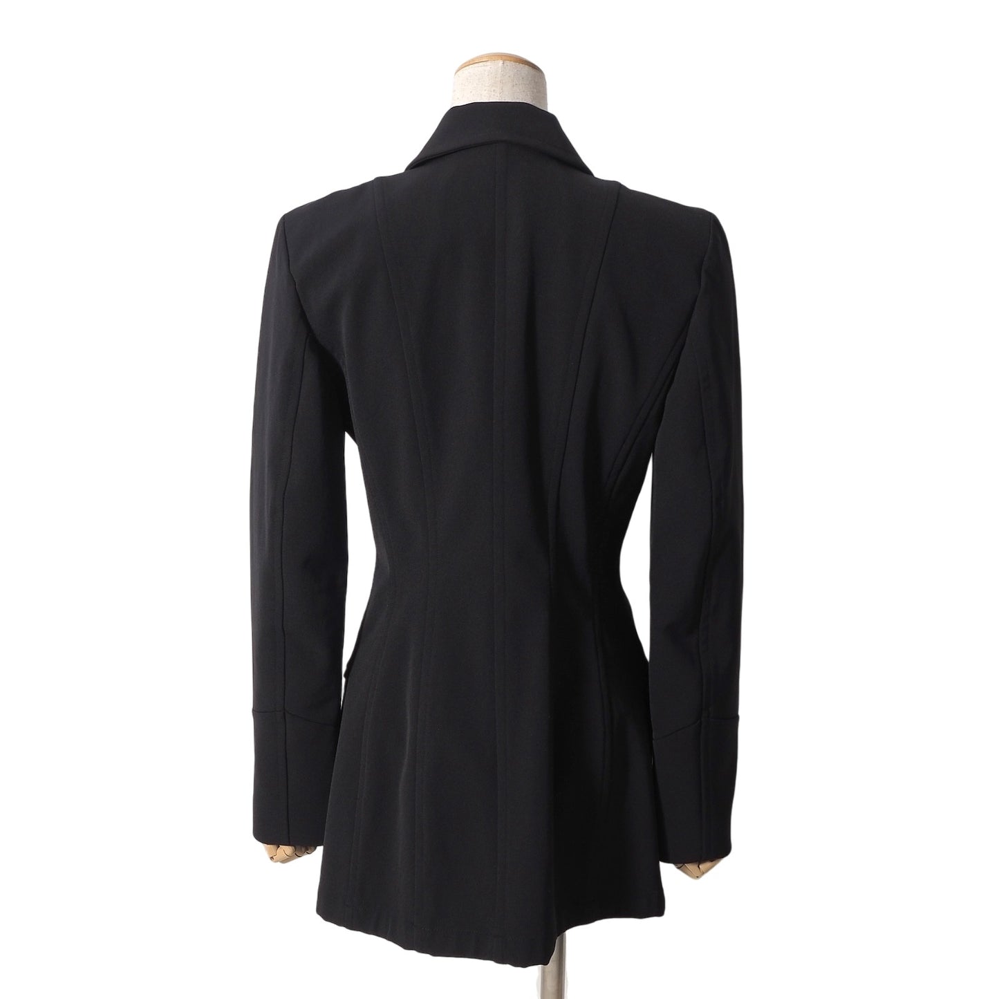 クリスチャンディオール Christian Dior ヴィンテージ ジャケット 38 ブラック レディース 正規品 6-YD051