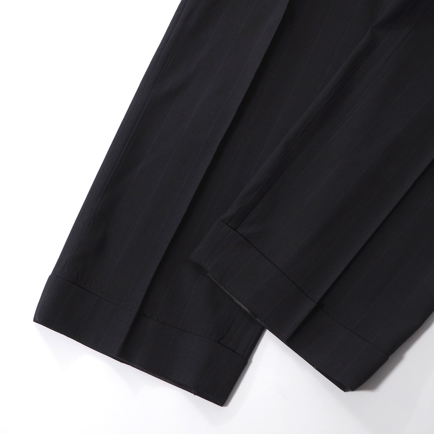 ジョルジオアルマーニ GIORGIO ARMANI 黒タグ ウール シルク ダブルブレスト スーツ ジャケット パンツ 54 ダークネイビー メンズ 正規品 6-YD052