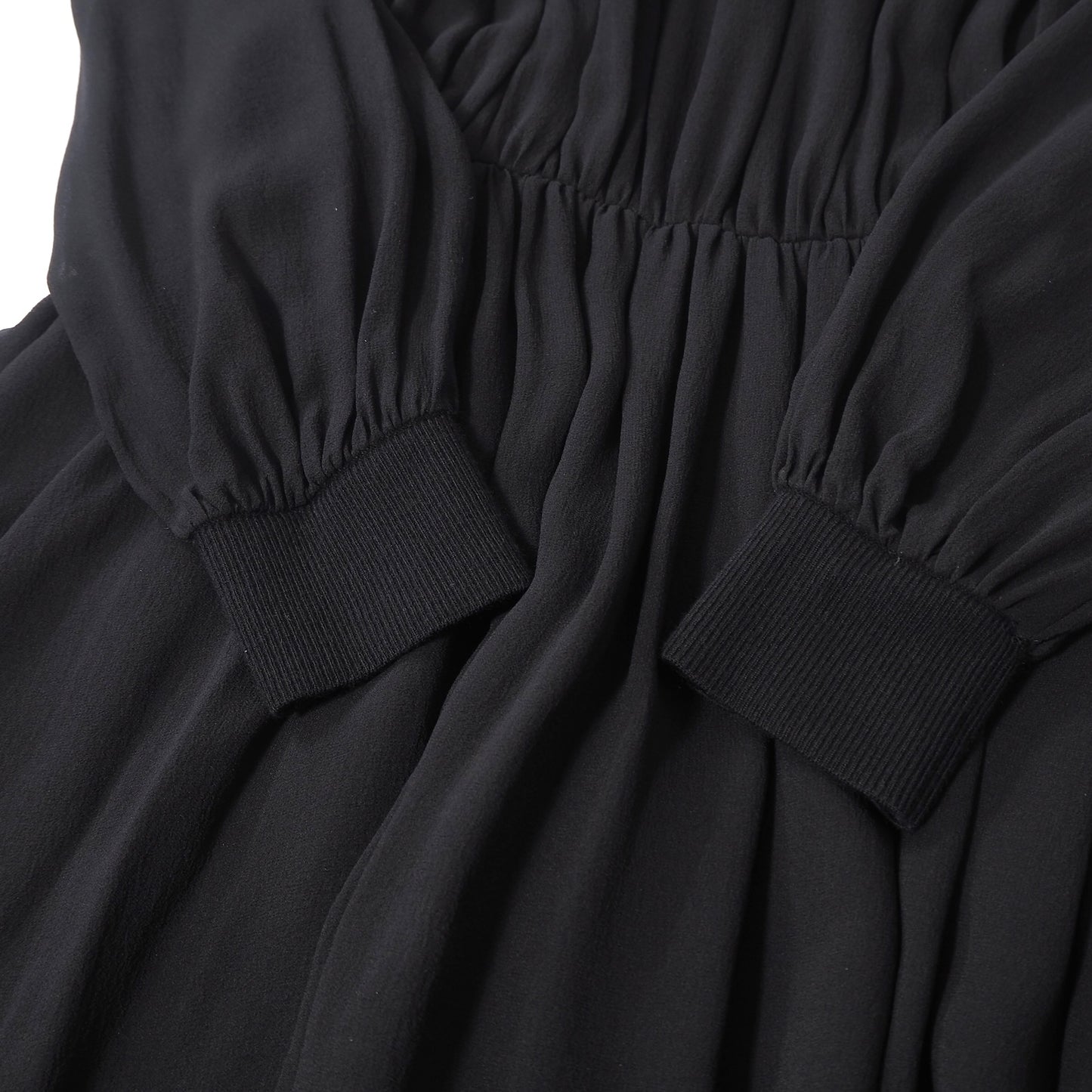 セリーヌ CELINE エディ期 シルク シアー ワンピース 34 ブラック レディース 正規品 6-YD055