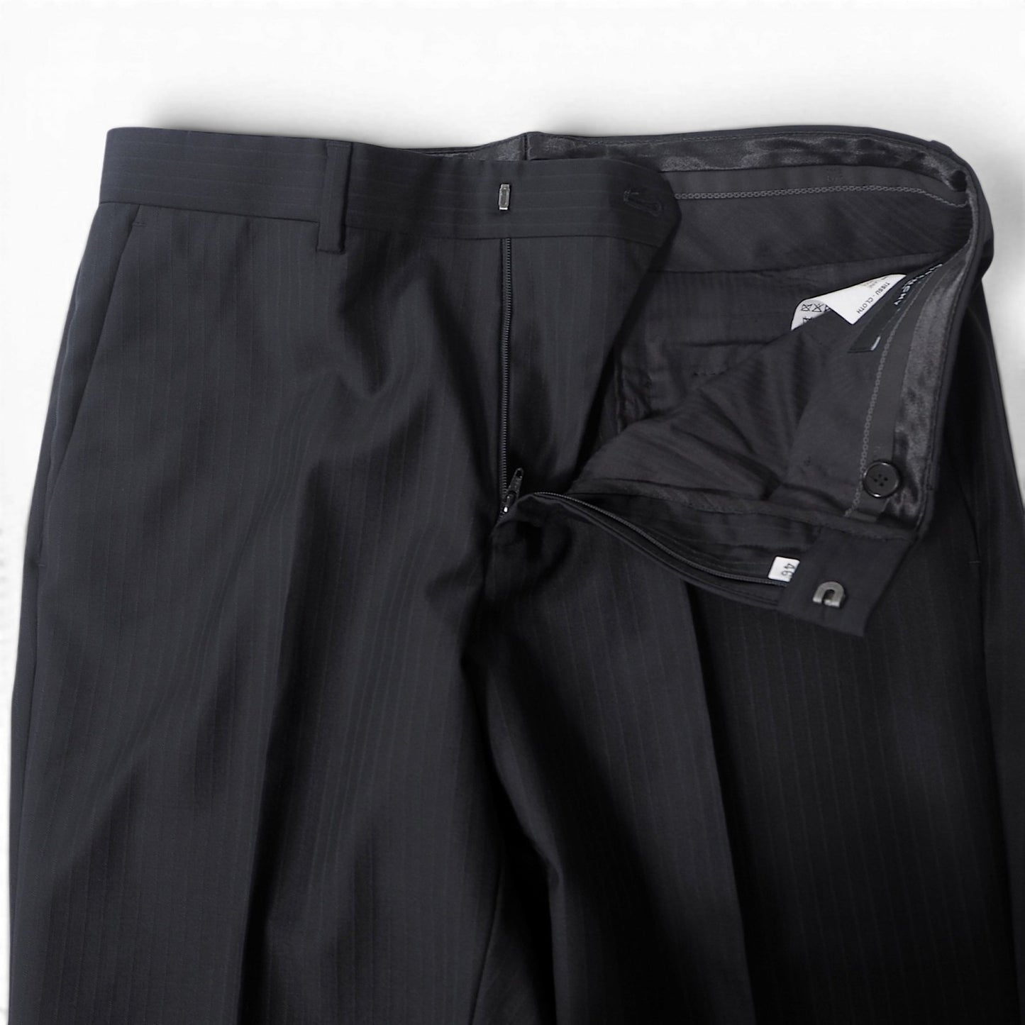 未使用 ジバンシー GIVENCHY ジバンシィ ティッシ期 スーツ ジャケット スラックス 46 ブラック シャドーストライプ メンズ 正規品 6-YD059